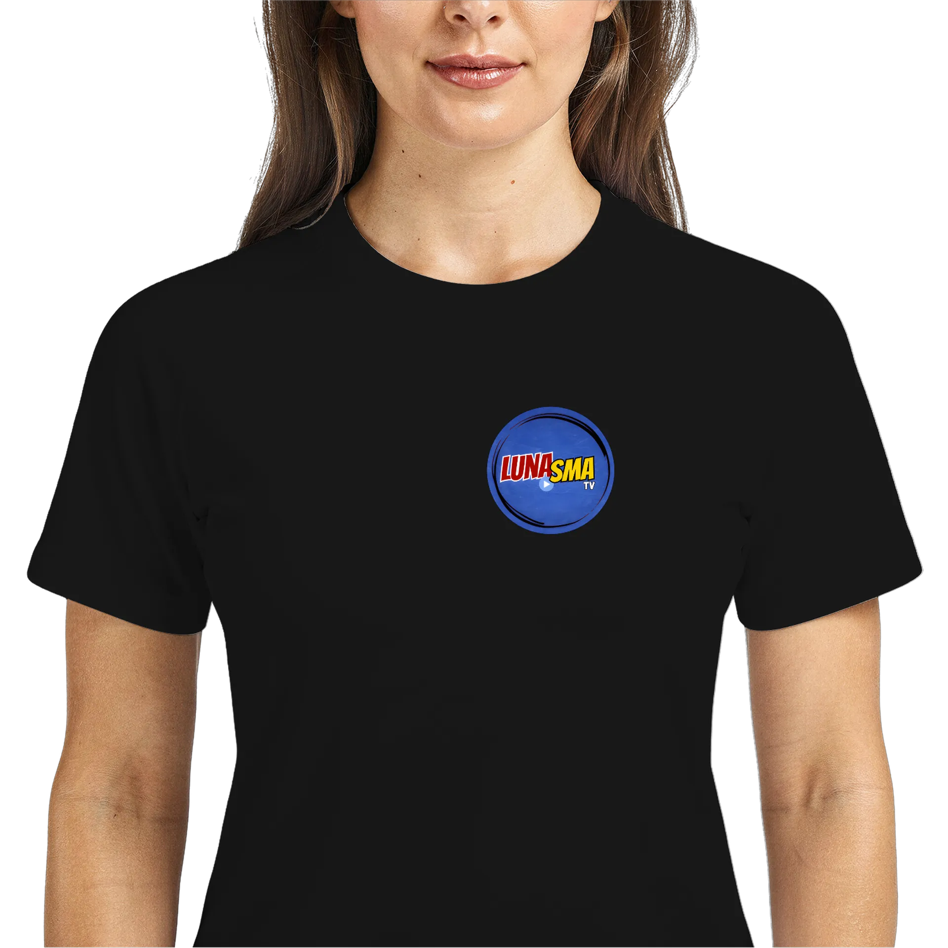 Camiseta Dry Fit Logo Lunasma TV Cinema Colorido Poliéster - Imagem 3