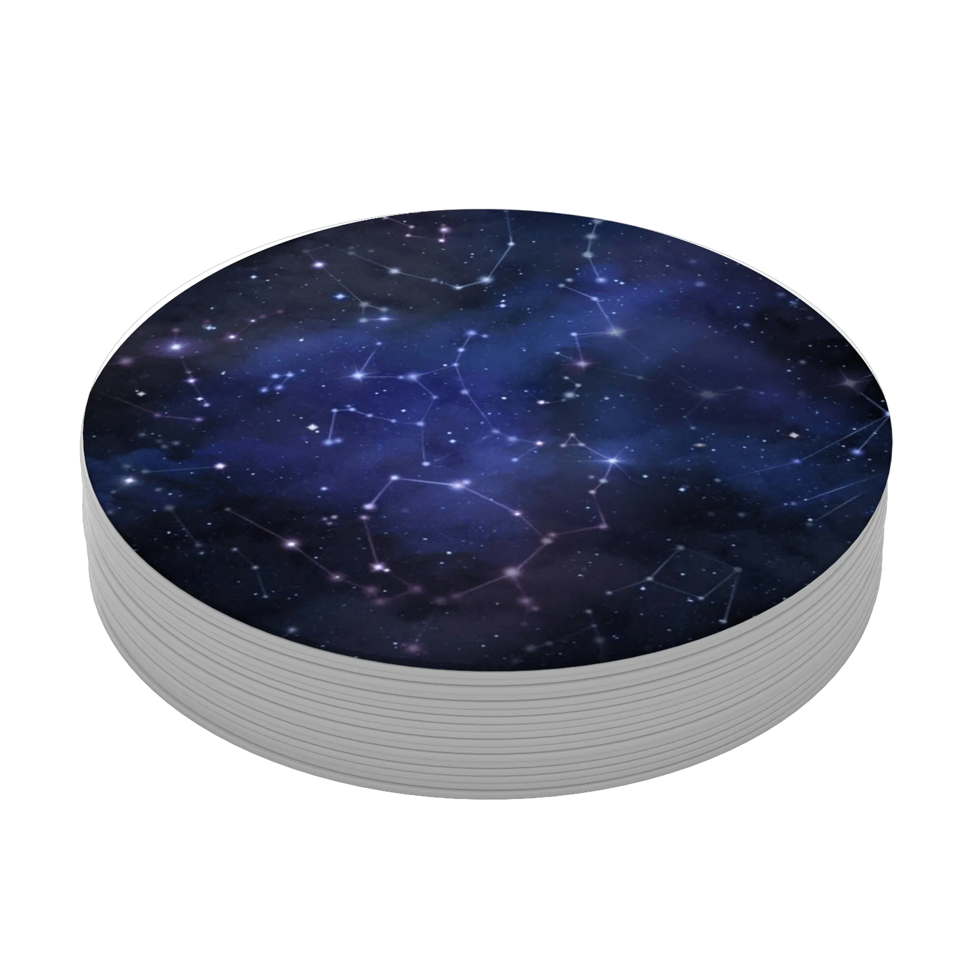 Porta-copo Mapa de Constelações Céu Estrelado MDF de Cuppira — imagem 3 de 3