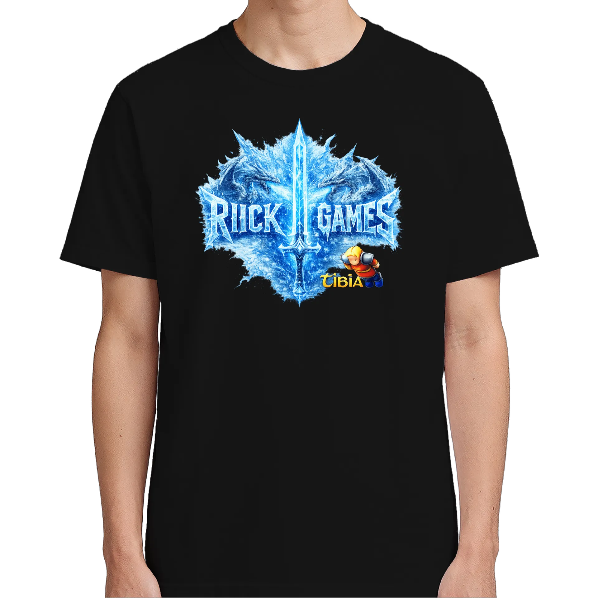 Camiseta Estampa Logo RiiCK Games 100% Algodão - Imagem 5