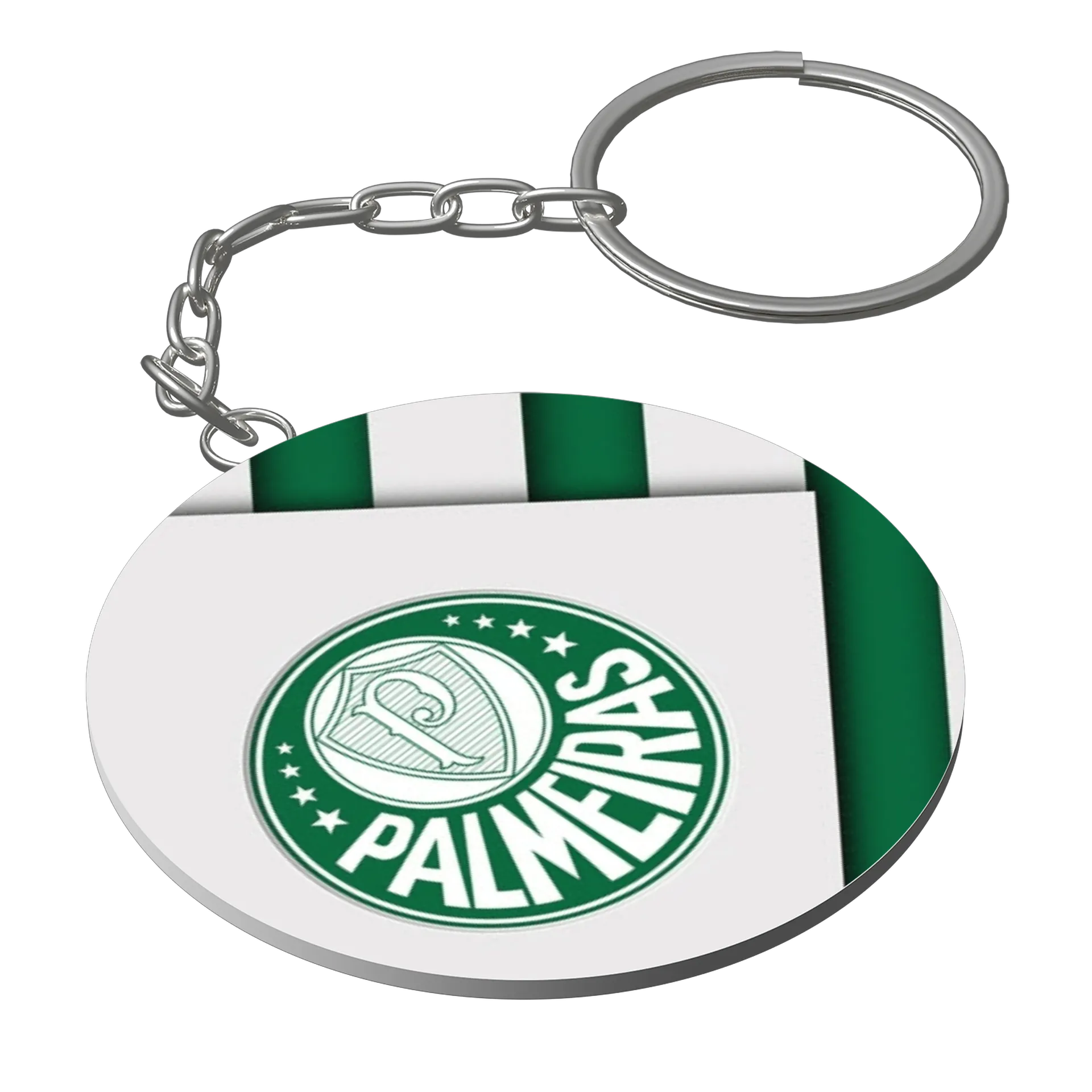 Chaveiro MDF Logotipo Palmeiras 5x5cm - Imagem 1