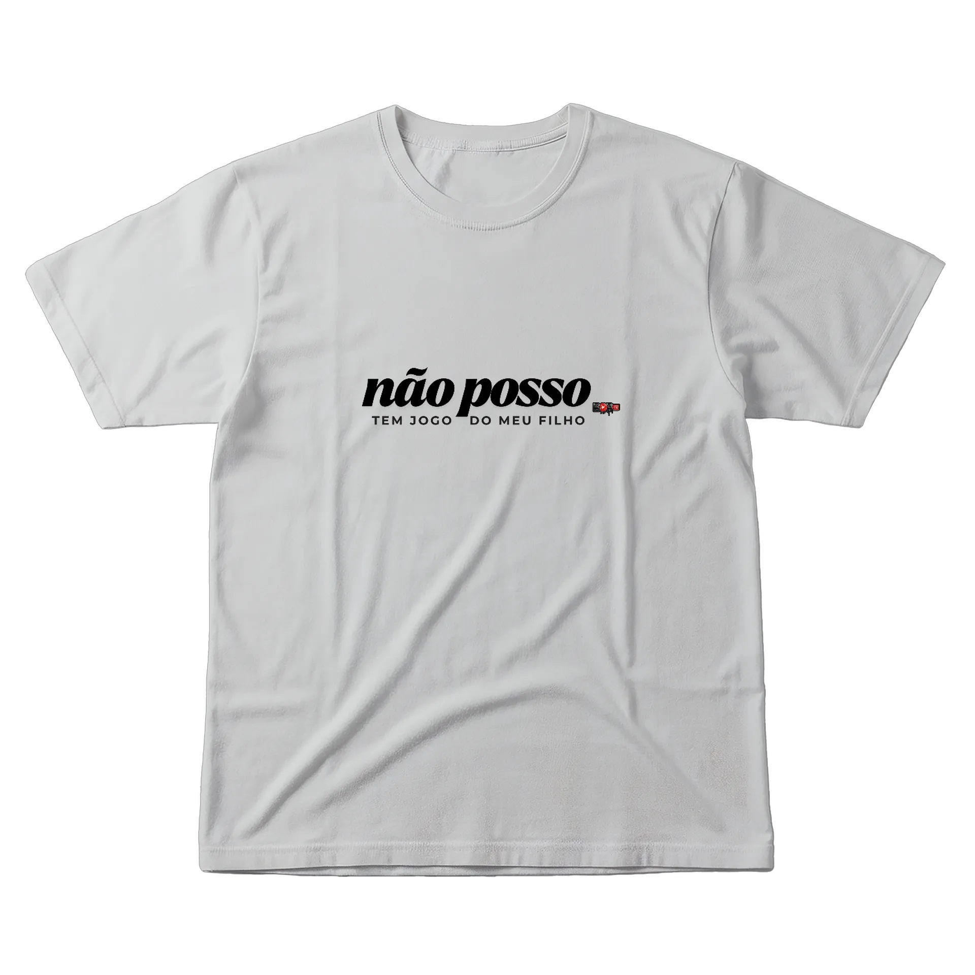 Camiseta Não Posso Branca BobTV - Imagem 1