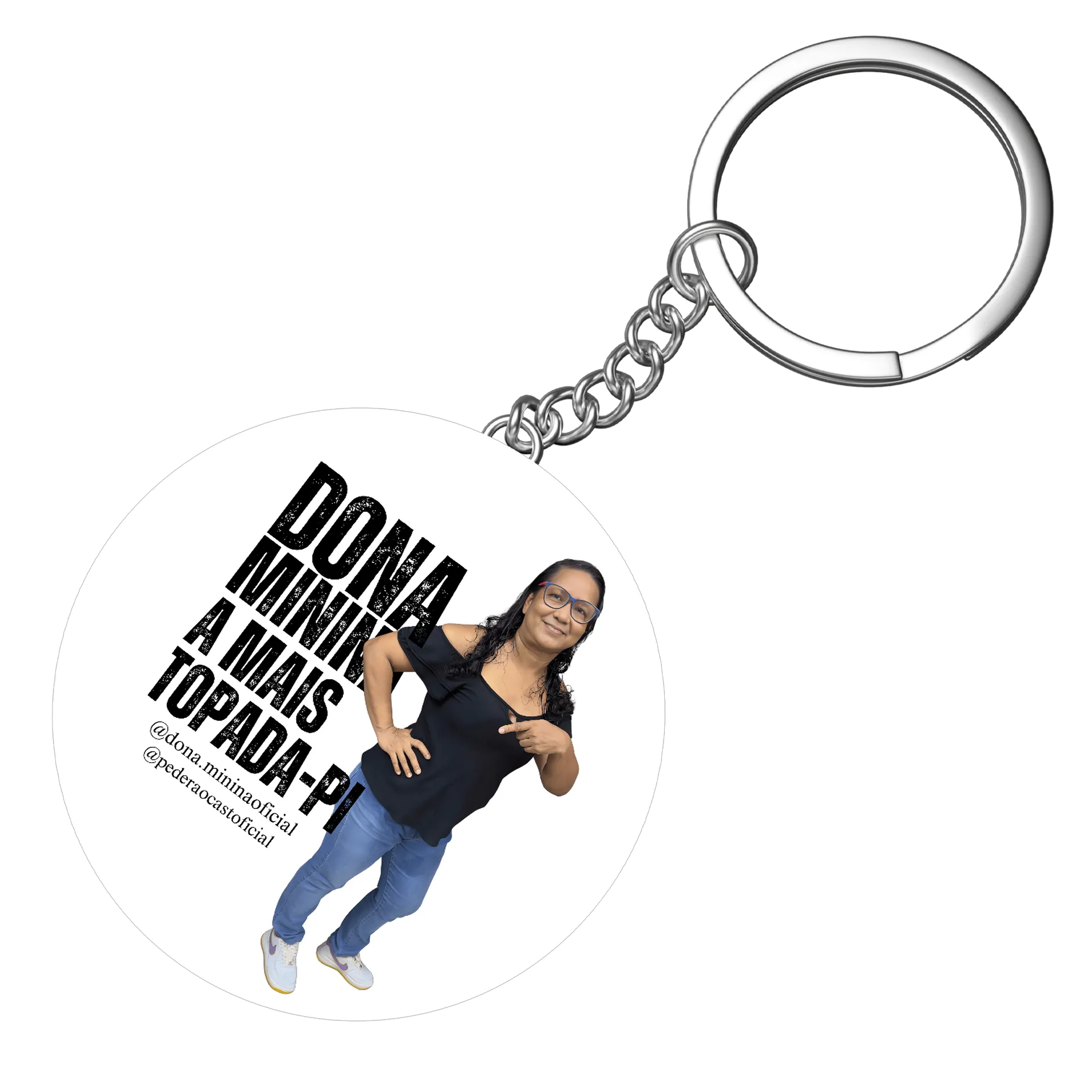 Chaveiro personalizado de Pederãocast — imagem 3 de 3