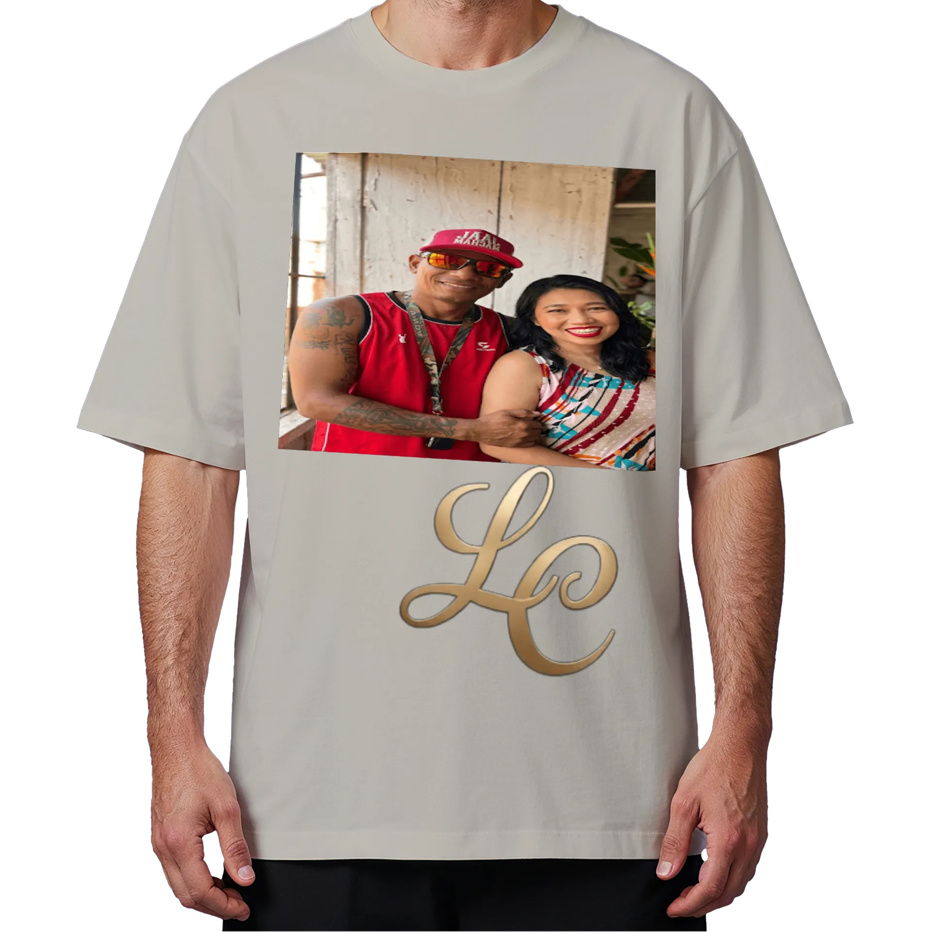 Camiseta Oversized Saara estampa personalizada estilo urbano - Imagem 4