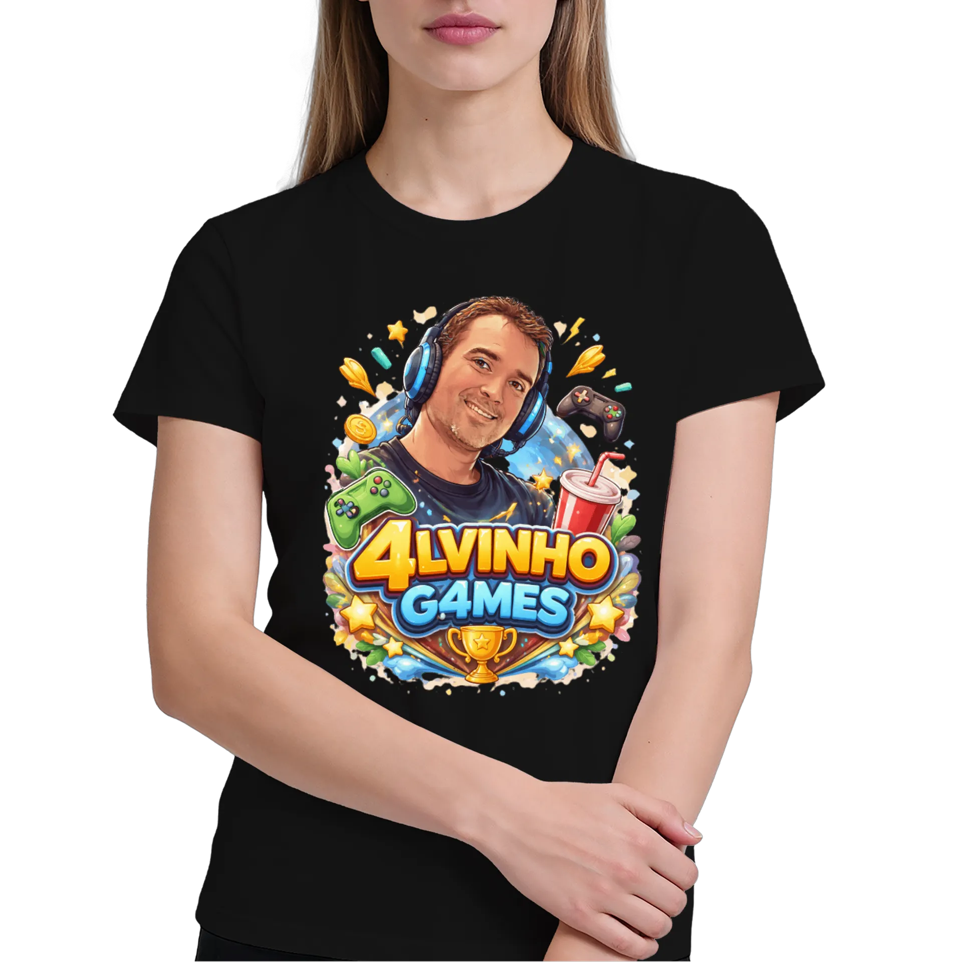 Camiseta Alvinho Games 1 - Imagem 4