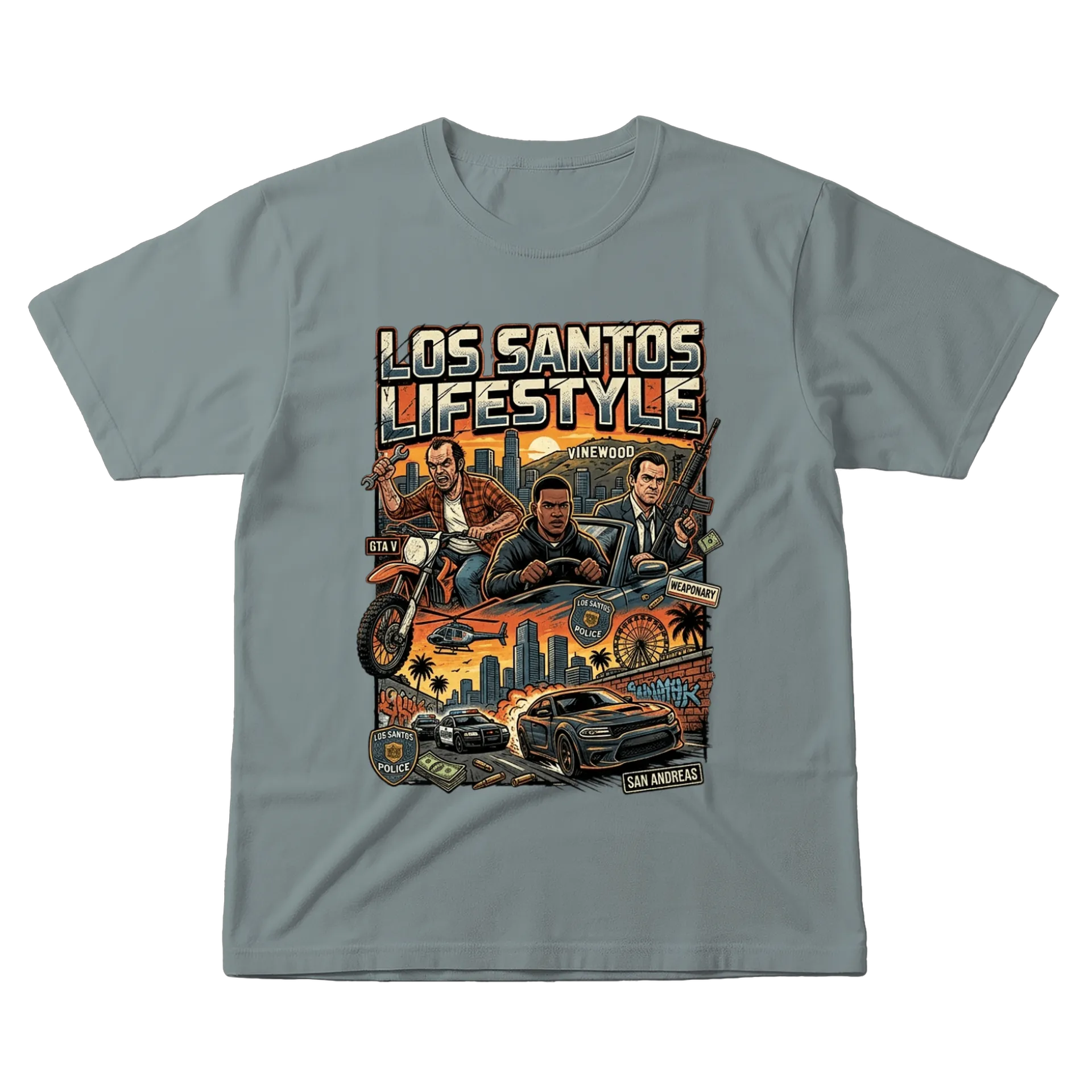 Camiseta Los Santos LifeStyle  de oibiro — imagem 1 de 6