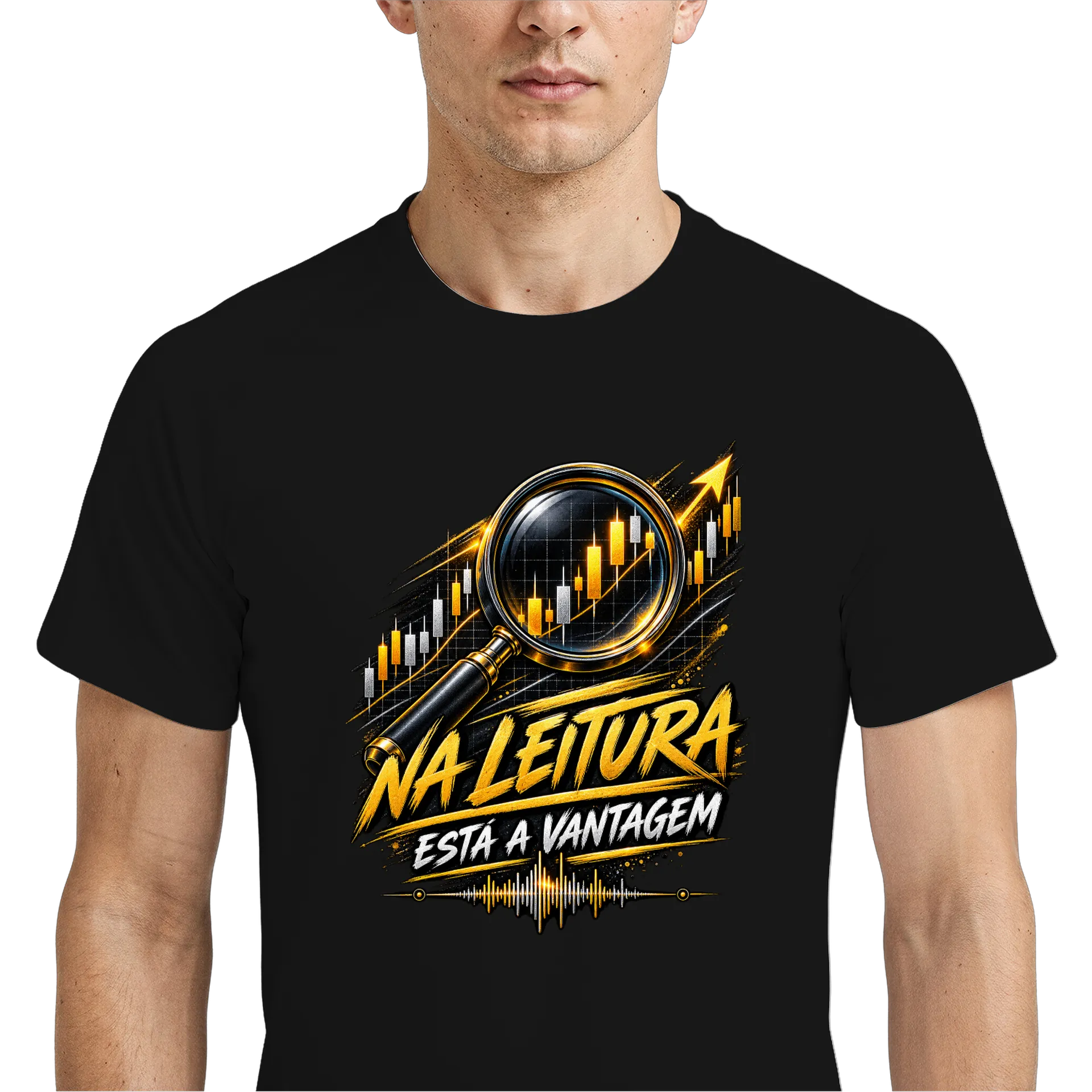 Camiseta Dry Na Leitura Está a Vantagem 100% Poliéster de UM DJ NA BOLSA — imagem 4 de 6