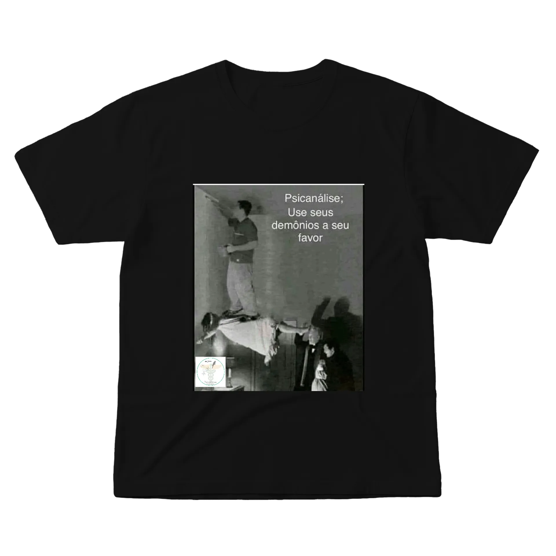 Camiseta Psicanálise Use Seus Demônios 100% Algodão - Imagem 1