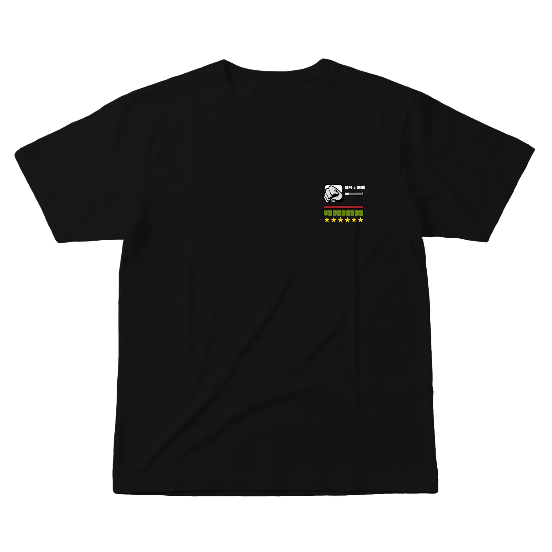 Camiseta Estampa GTA Personagens 100% Algodão - Imagem 1