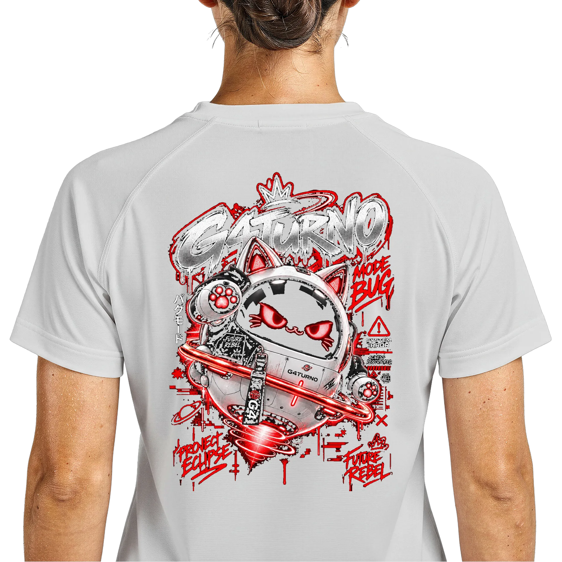 Camiseta Dry Fit Arte Streamer Neon Minimalista 100% - Imagem 5