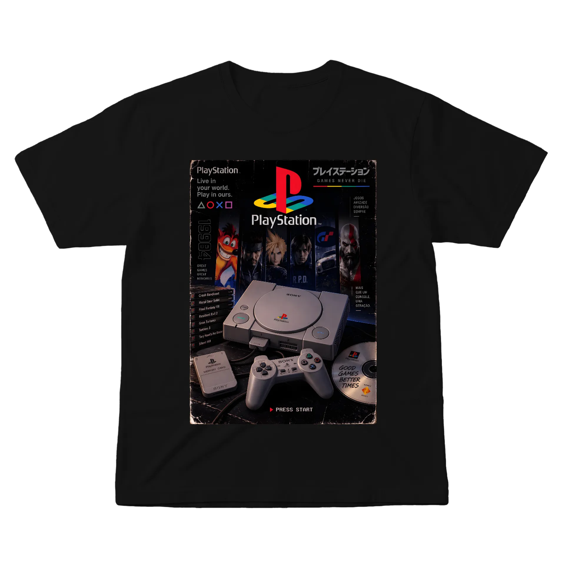 Camiseta personalizada playstation - Imagem 1