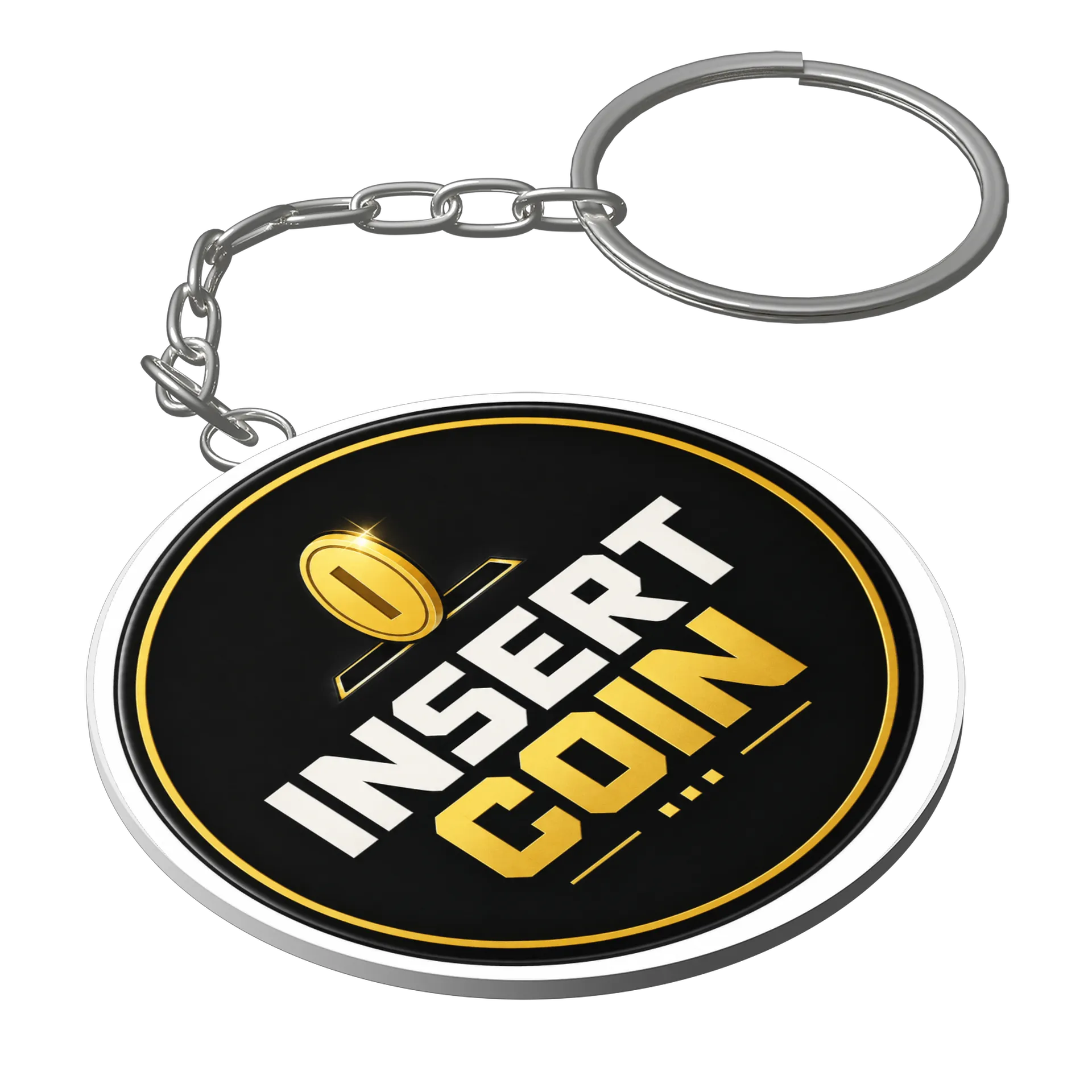Chaveiro INSERT COIN - Imagem 1