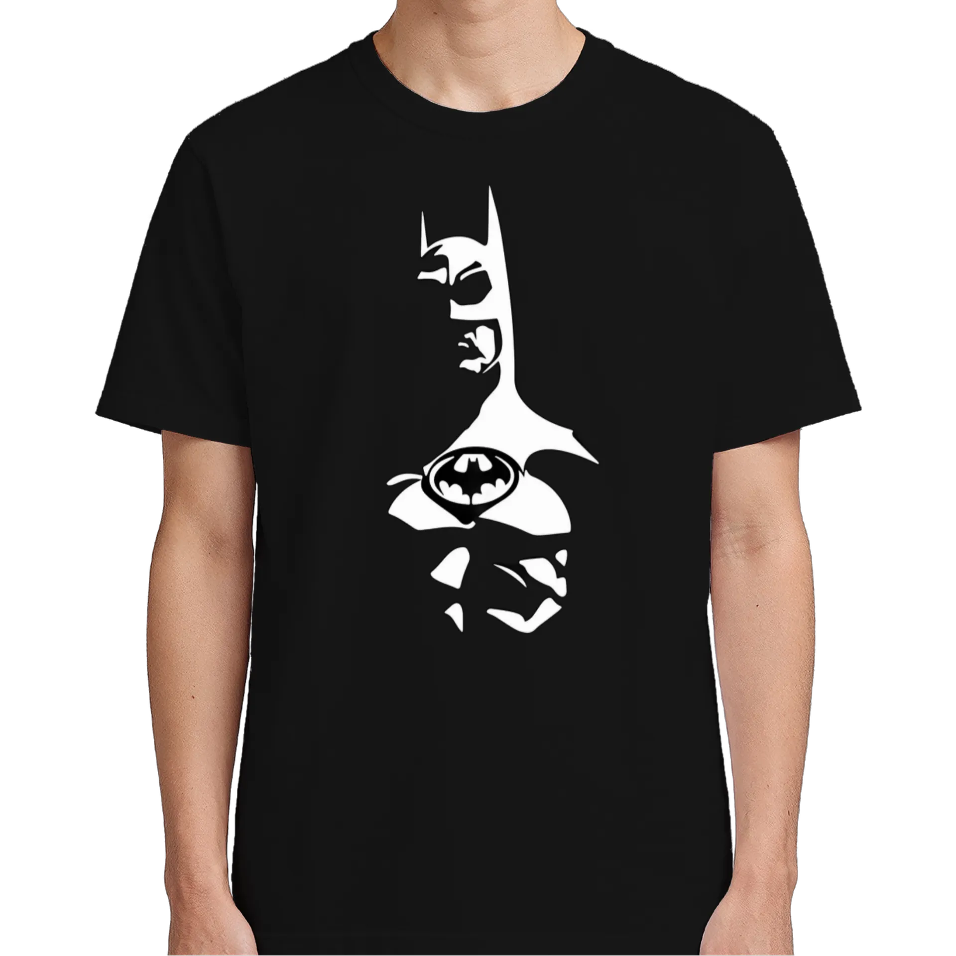 Camiseta Batman Estampa Branca 100% Algodão - Imagem 5