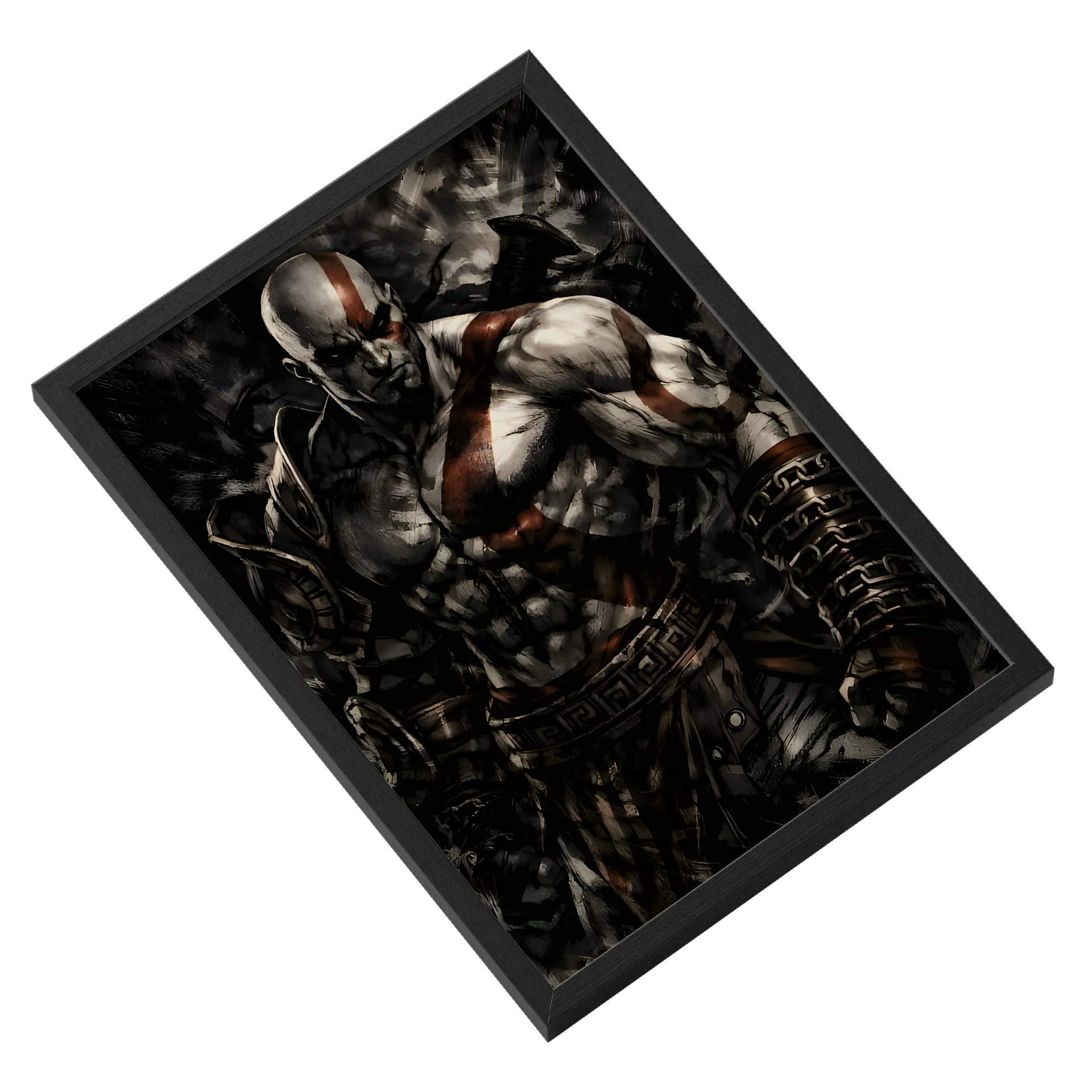 Quadro A3 Ghost of Sparta A1 Com Vidro - Imagem 2