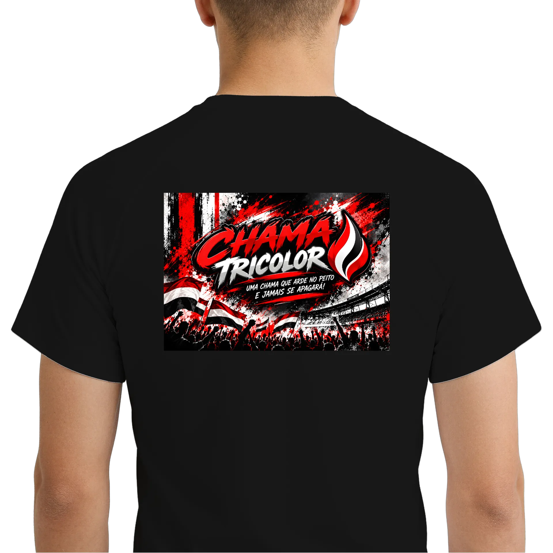 Camiseta DryFit de CHAMA TRICOLOR — imagem 6 de 6