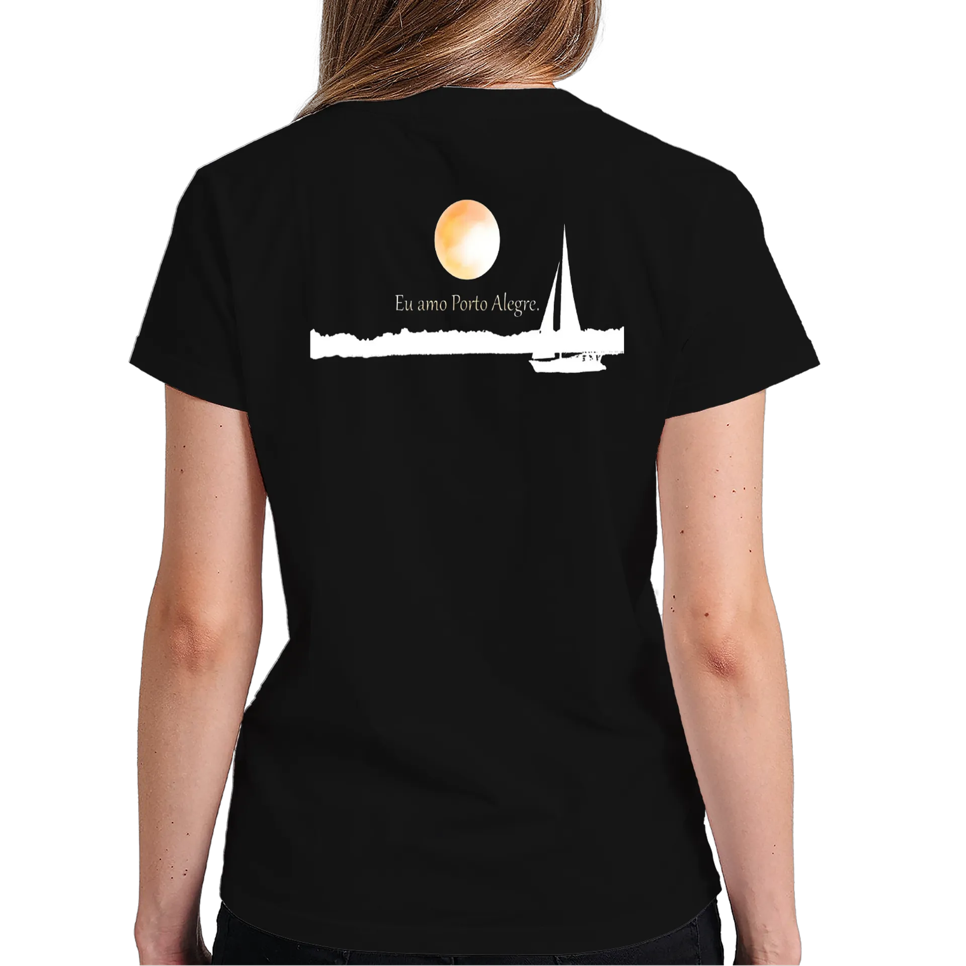 Camiseta Eu Amo Porto Alegre 100% Algodão - Imagem 6