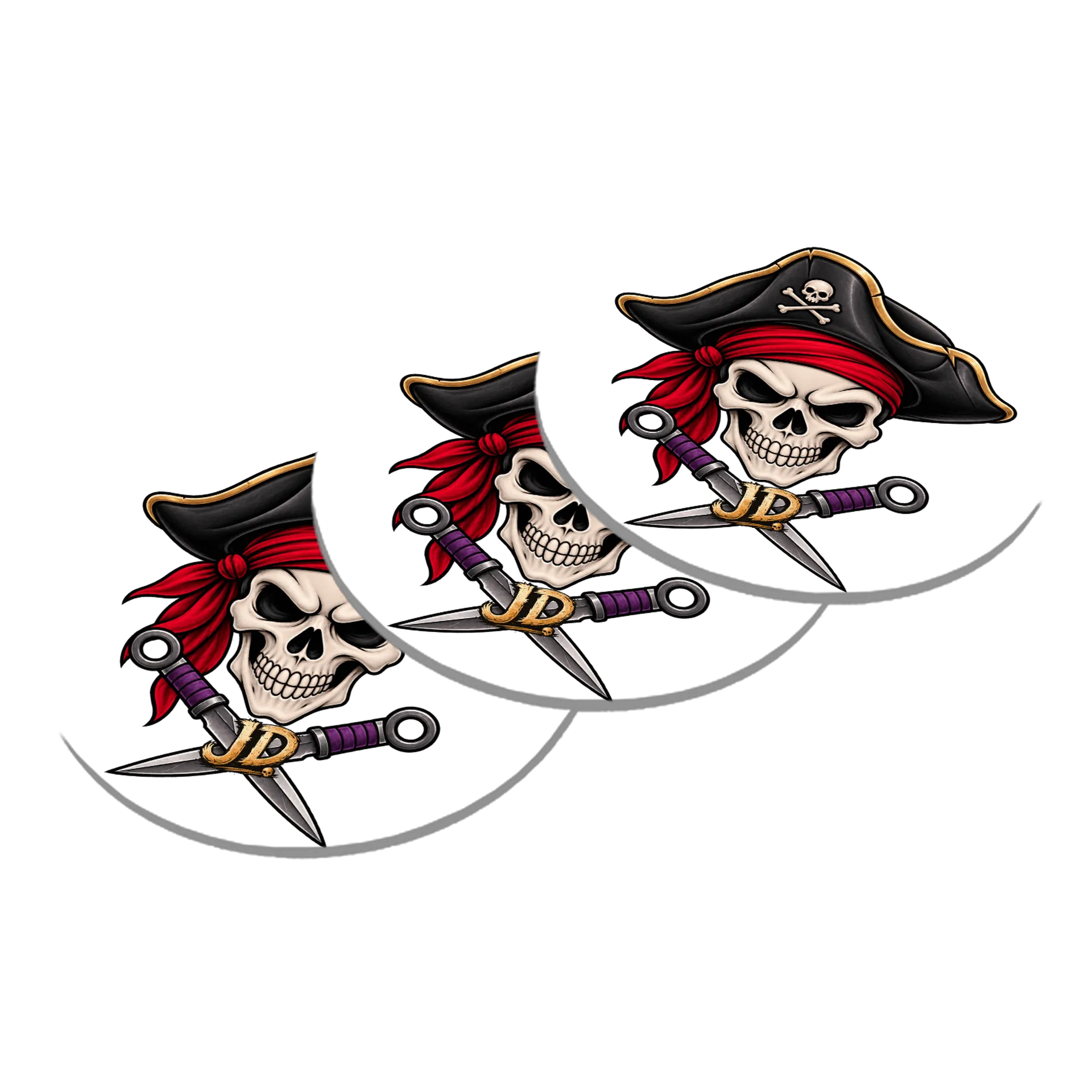 Porta-copos Emblema Pirata - Caveiro - Imagem 3