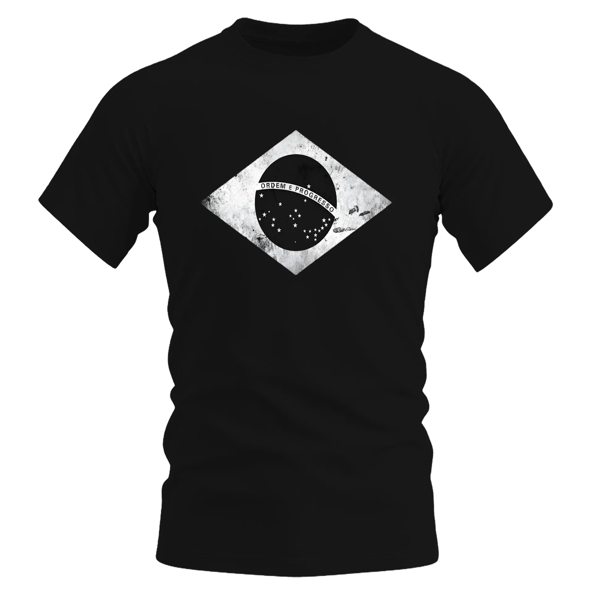 Camiseta Dry Fit Bandeira do Brasil Tipográfica - Imagem 1
