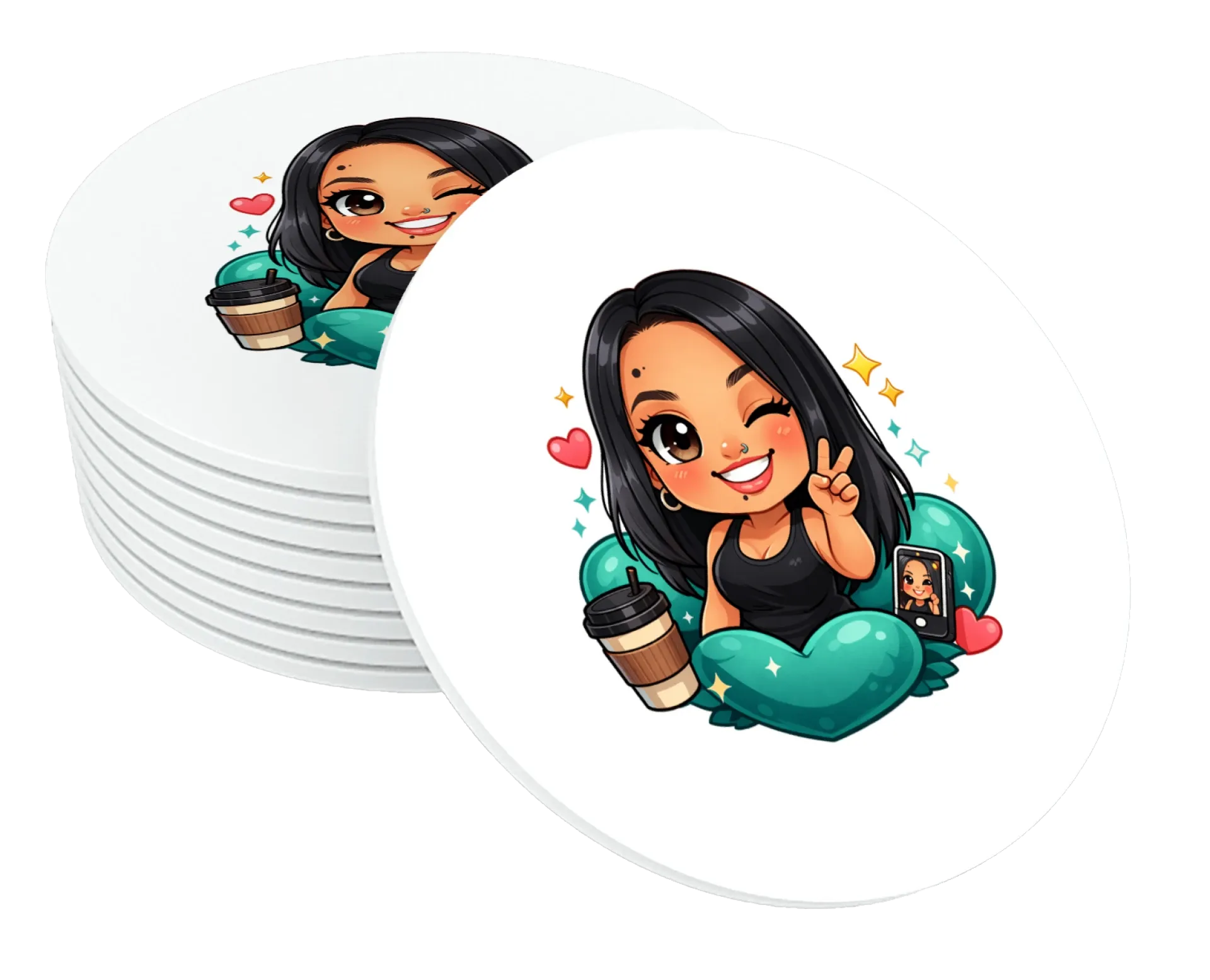 Porta-copos personalizado: Estilo e praticidade juntos! - Imagem 1