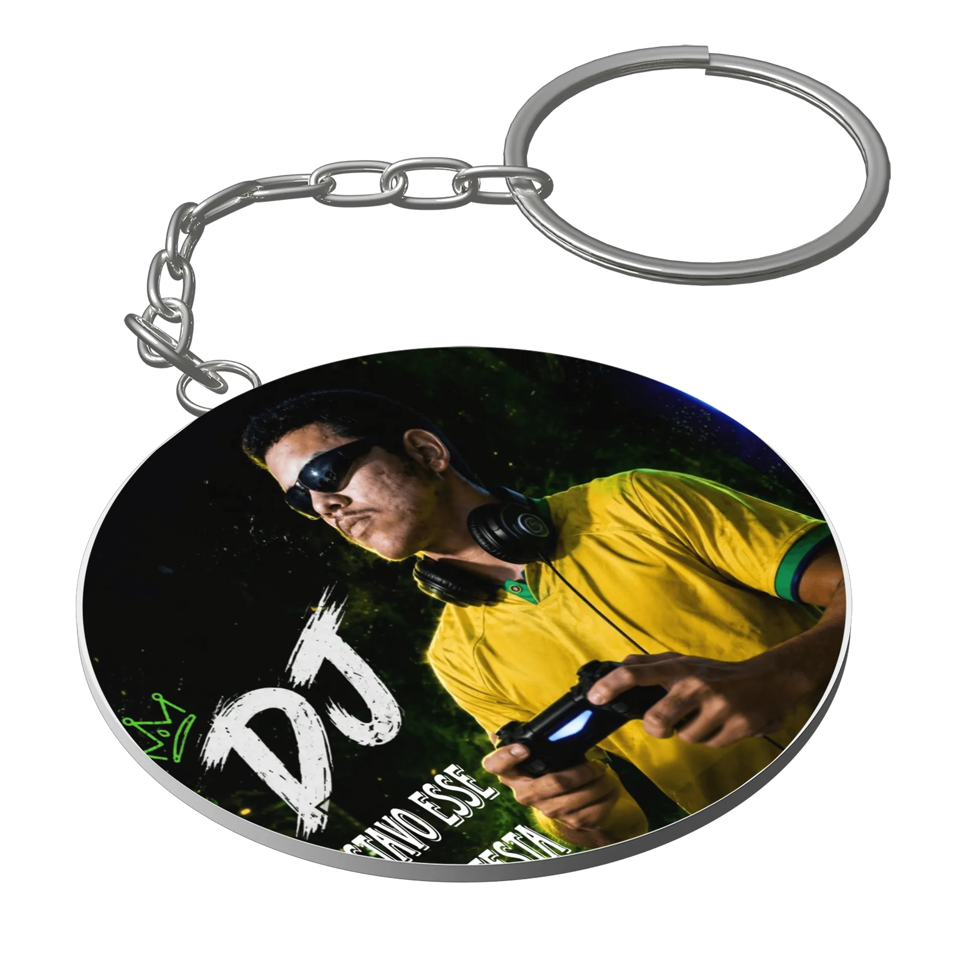 Chaveiro personalizado de DJ Gustavo Esse Faz a Festa Store 🛍️ — imagem 1 de 3