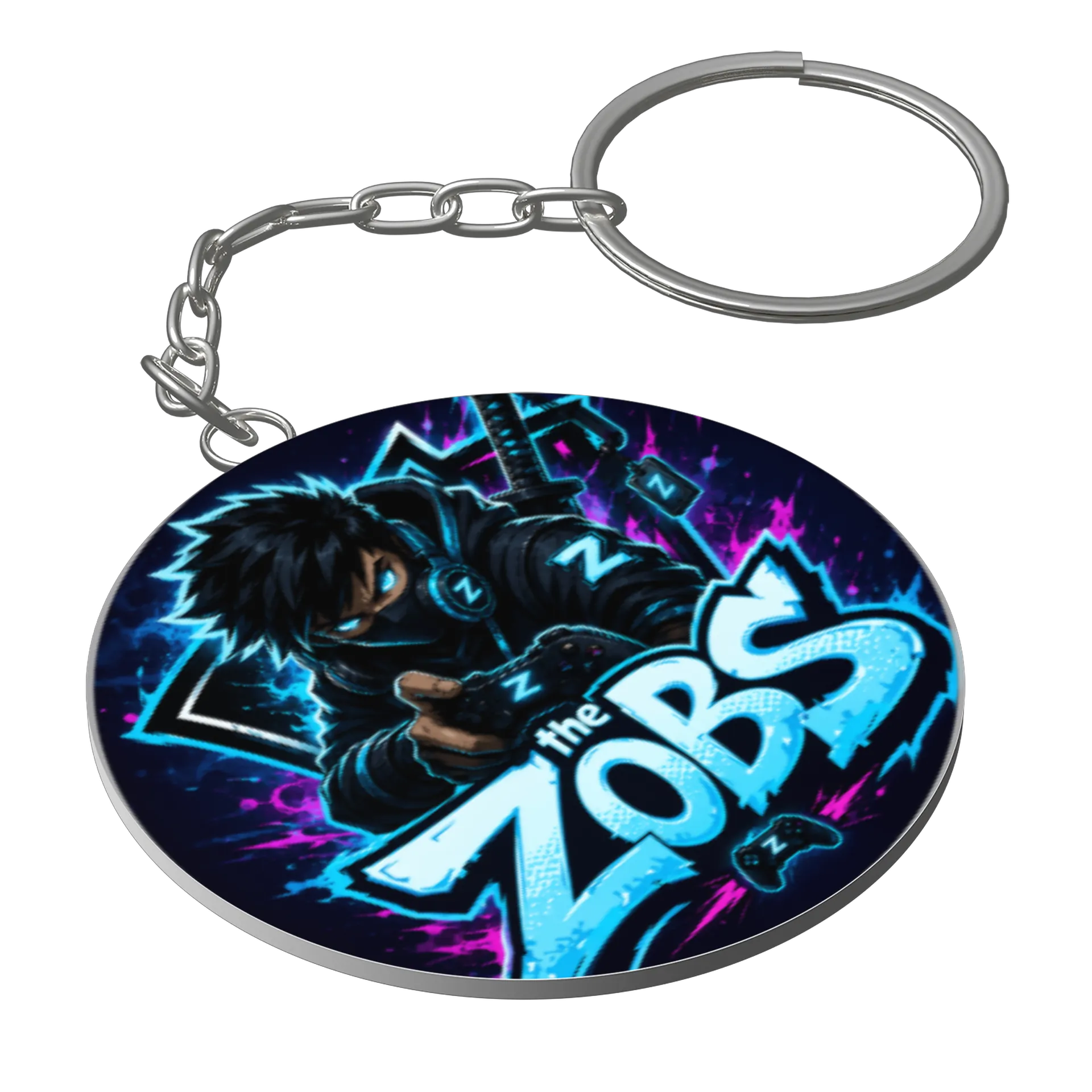 Chaveiro The Zobs Ninja! 5x5cm - Imagem 1