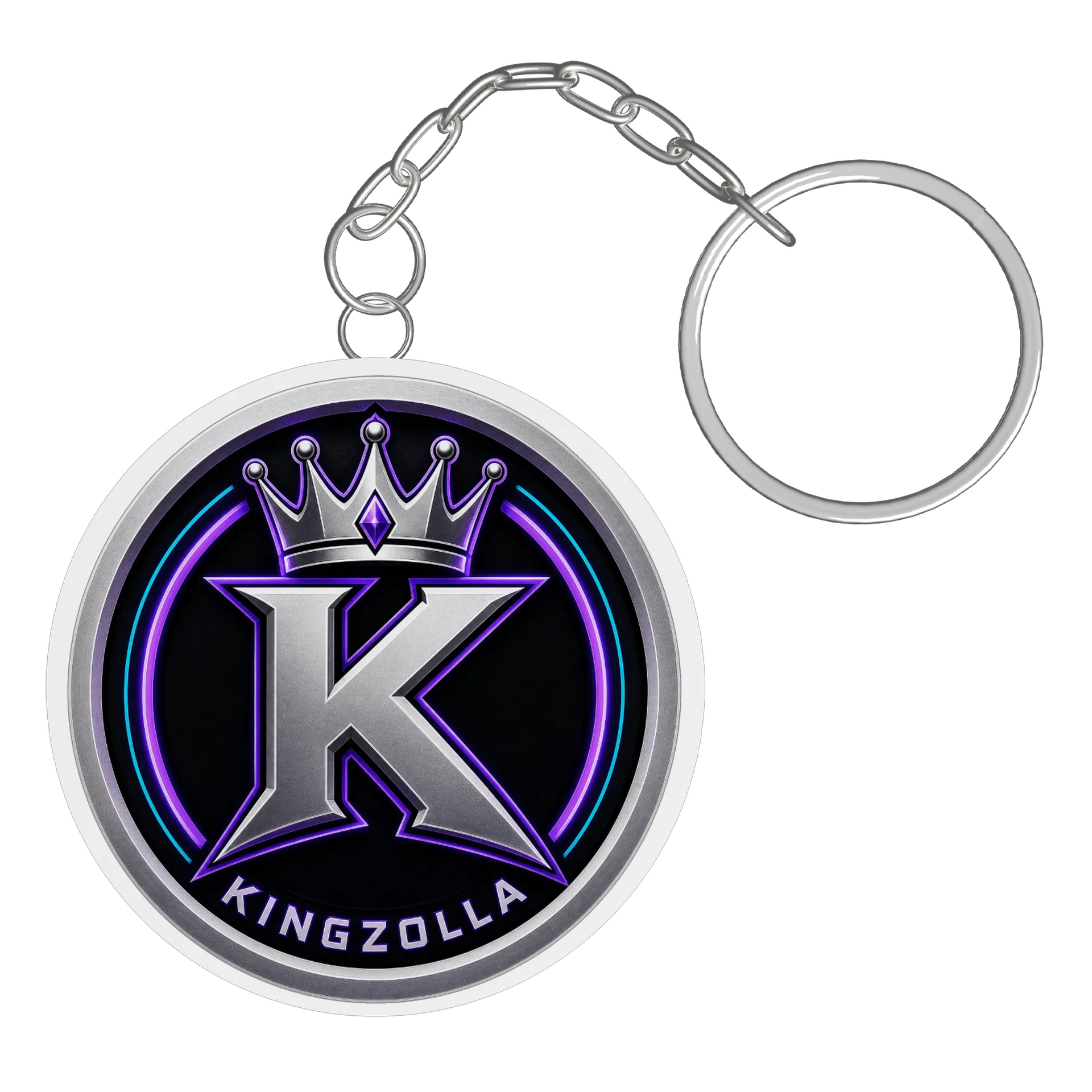 Chaveiro Oficial KingZolla — Coroa do King de KingZolla — imagem 2 de 3