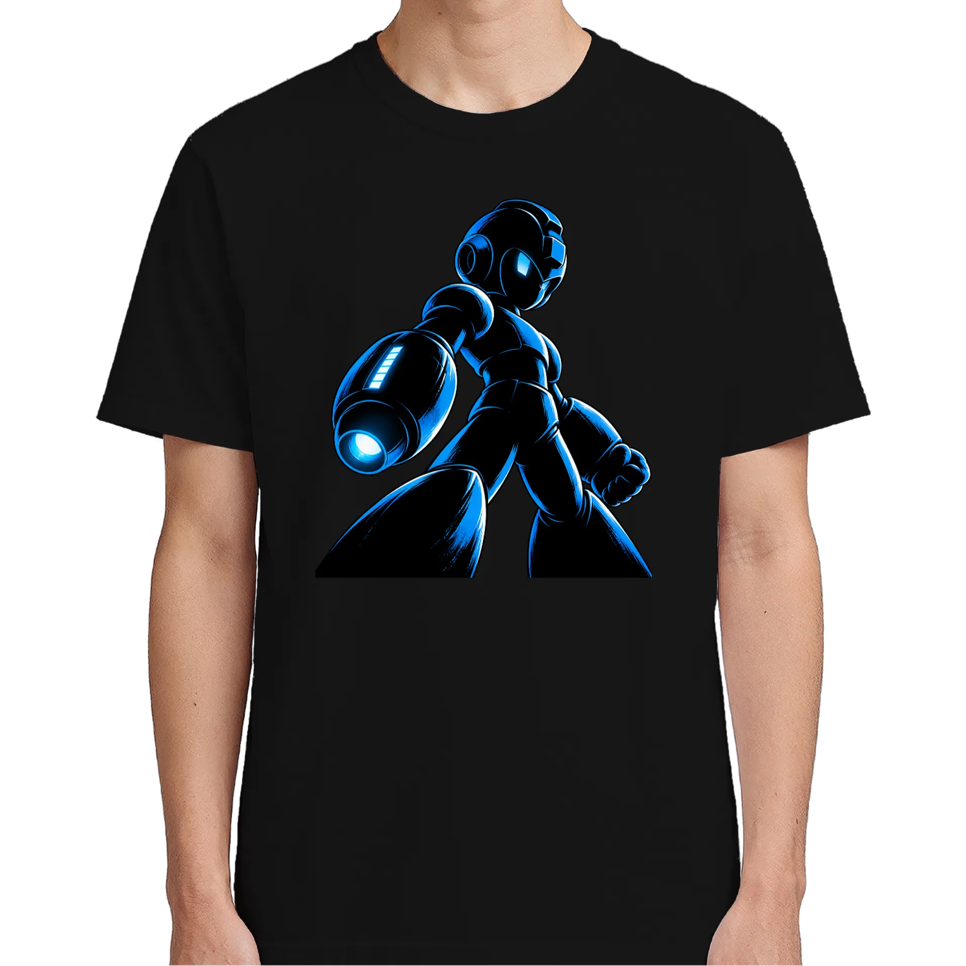 Camiseta Mega Man Silhueta de Dondere — imagem 4 de 6
