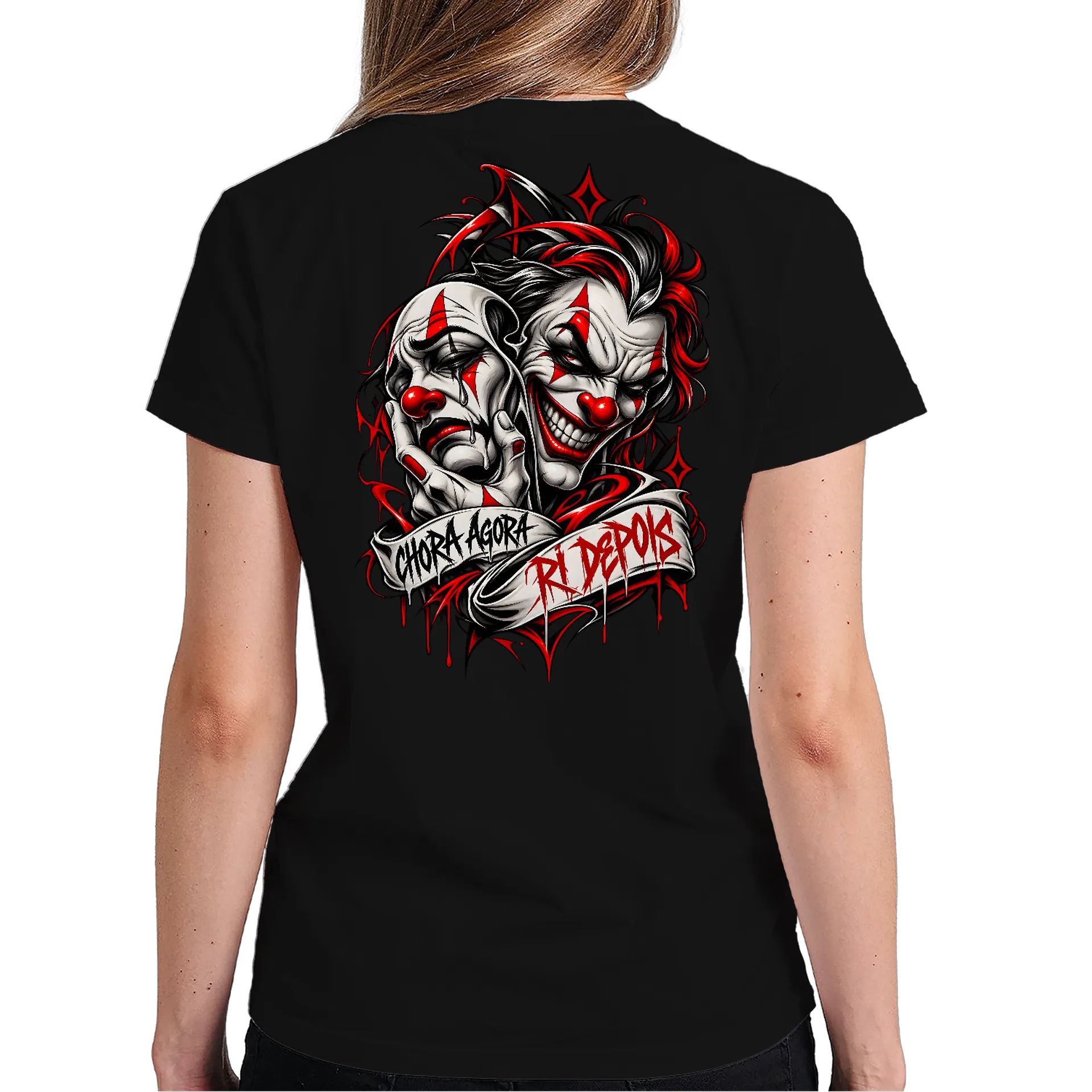 Camiseta N°1 (Chora agora,Ri depois) de WëX — imagem 5 de 6