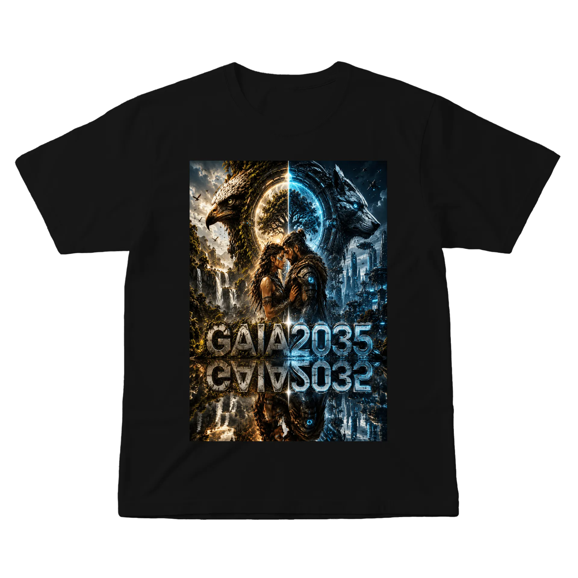 Camiseta Estampa Luta 100% Algodão Preto - Imagem 1