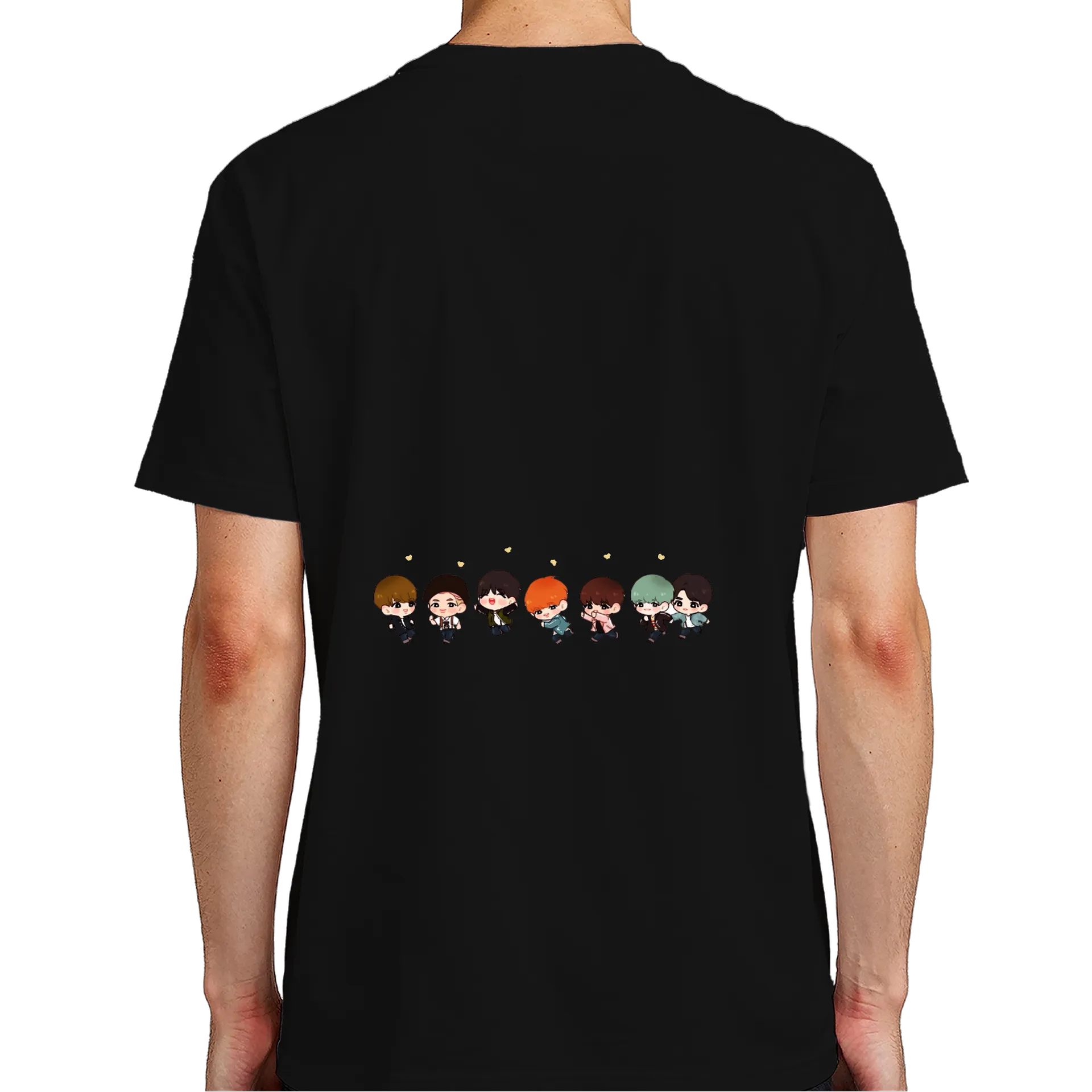 Camiseta Estampa Chibi Personagens Diversos 100% Algodão - Imagem 7