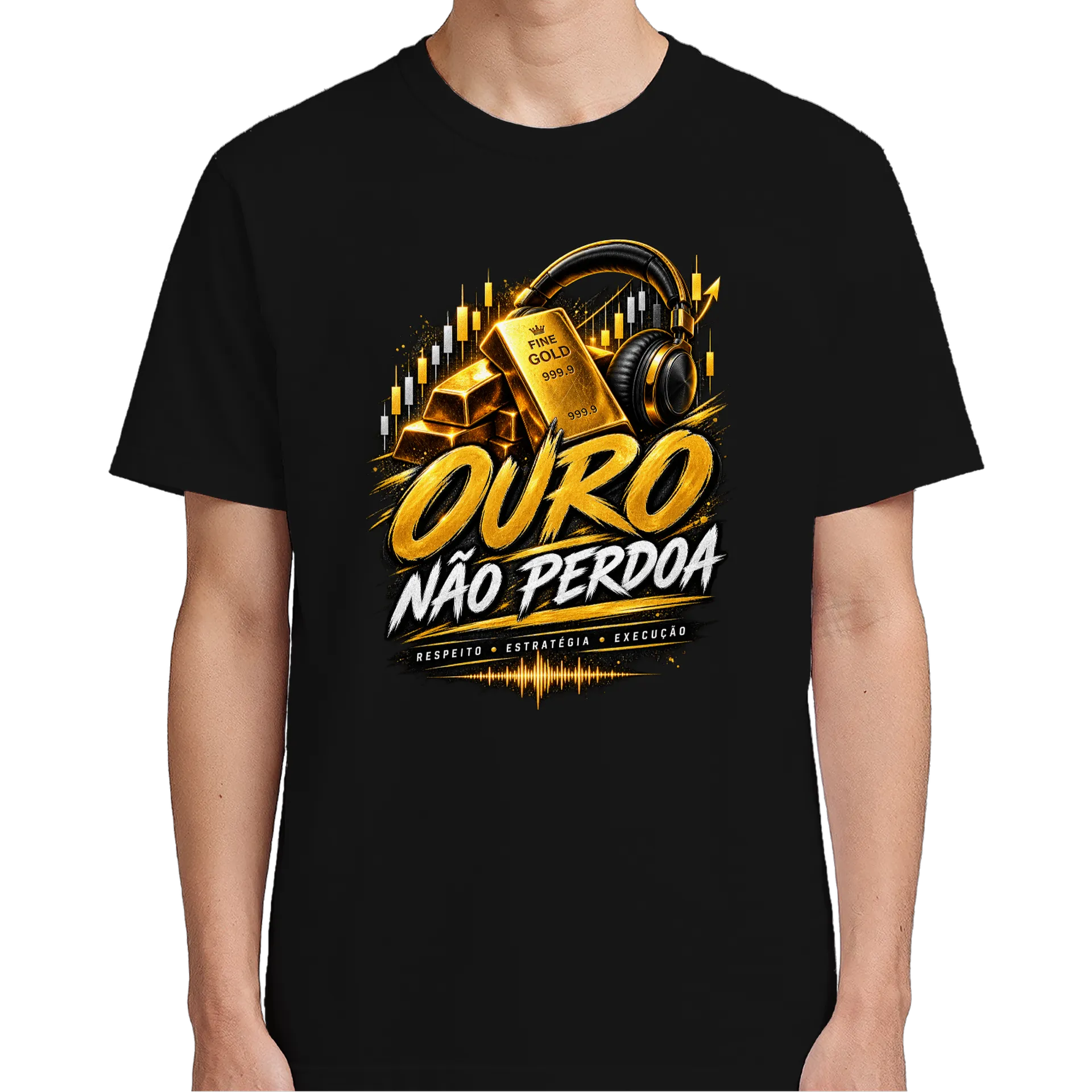 Camiseta Ouro Não Perdoa 100% Algodão - Imagem 5