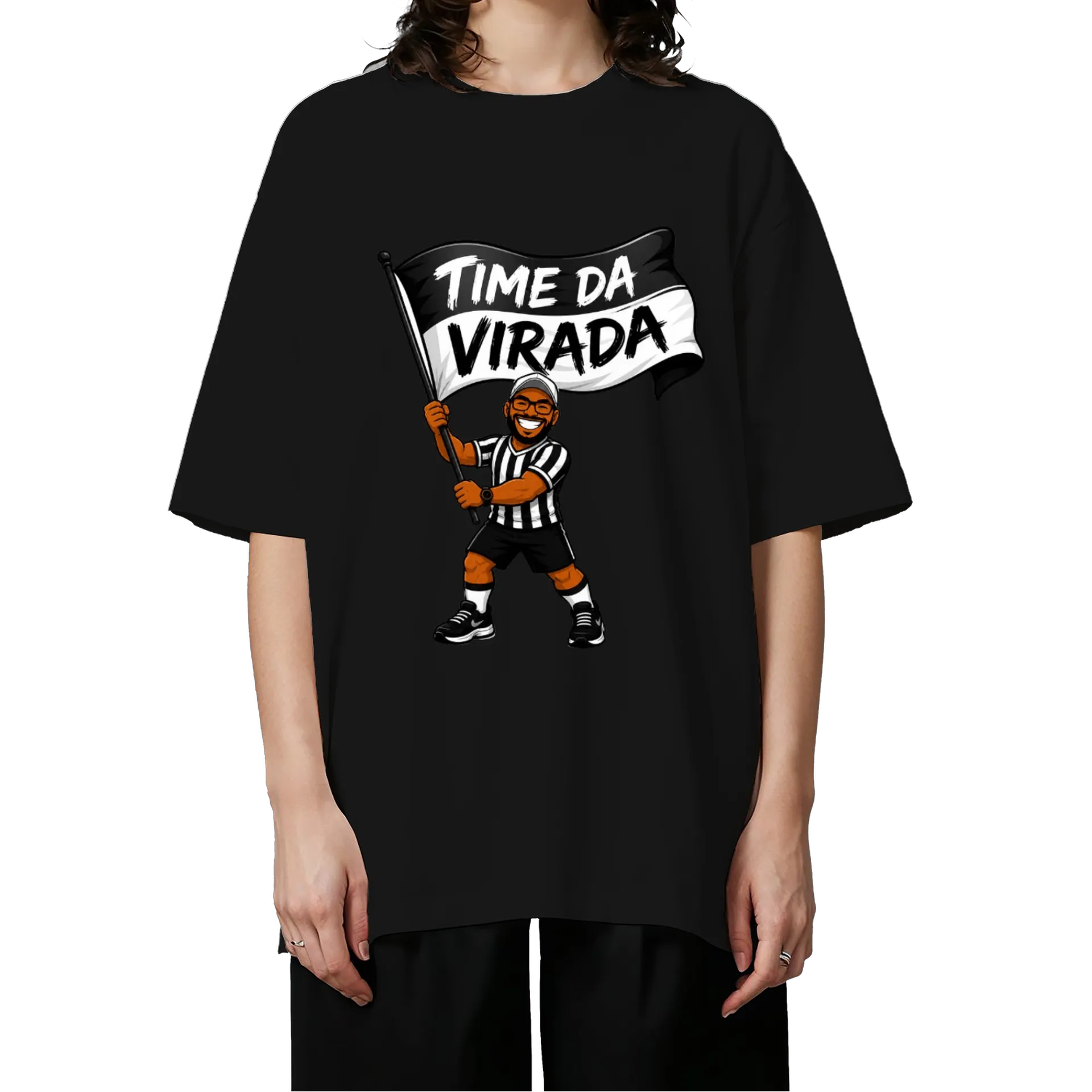 Camiseta Oversized time da virada - Imagem 3