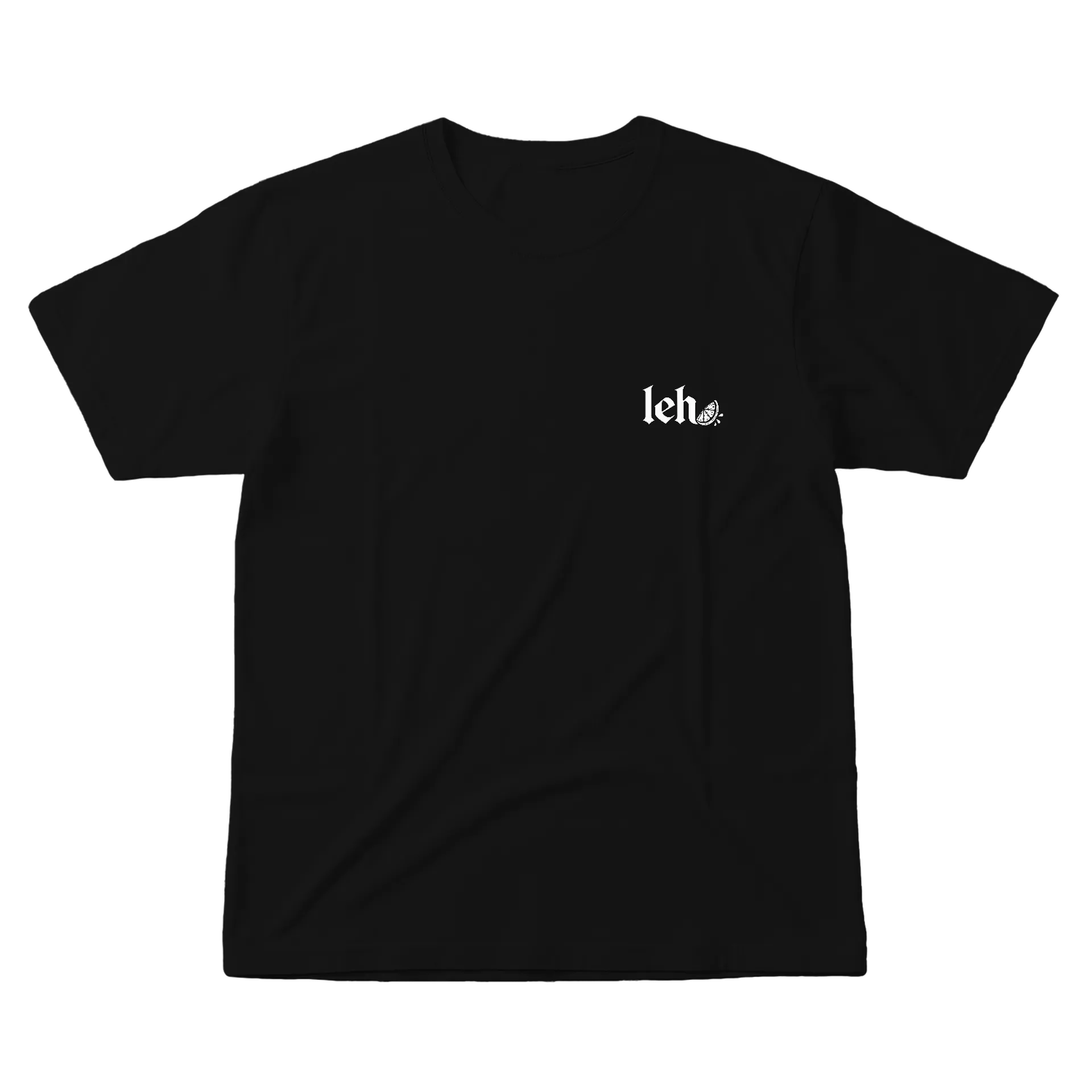 Camiseta Estampa Tribal Simétrica em Preto e Branco 100% - Imagem 1