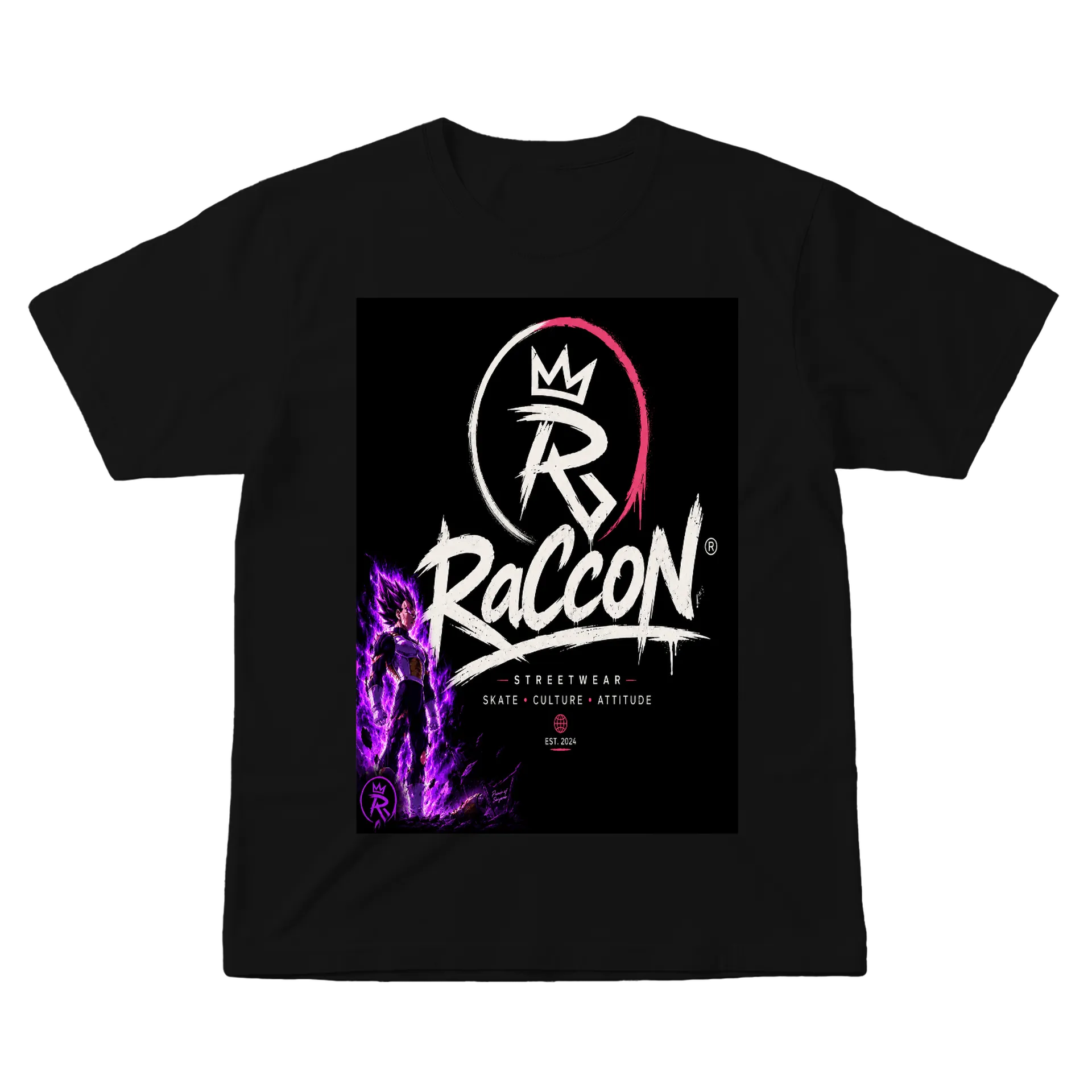 Camiseta RaCcon Vegeta de Raccon — imagem 1 de 6