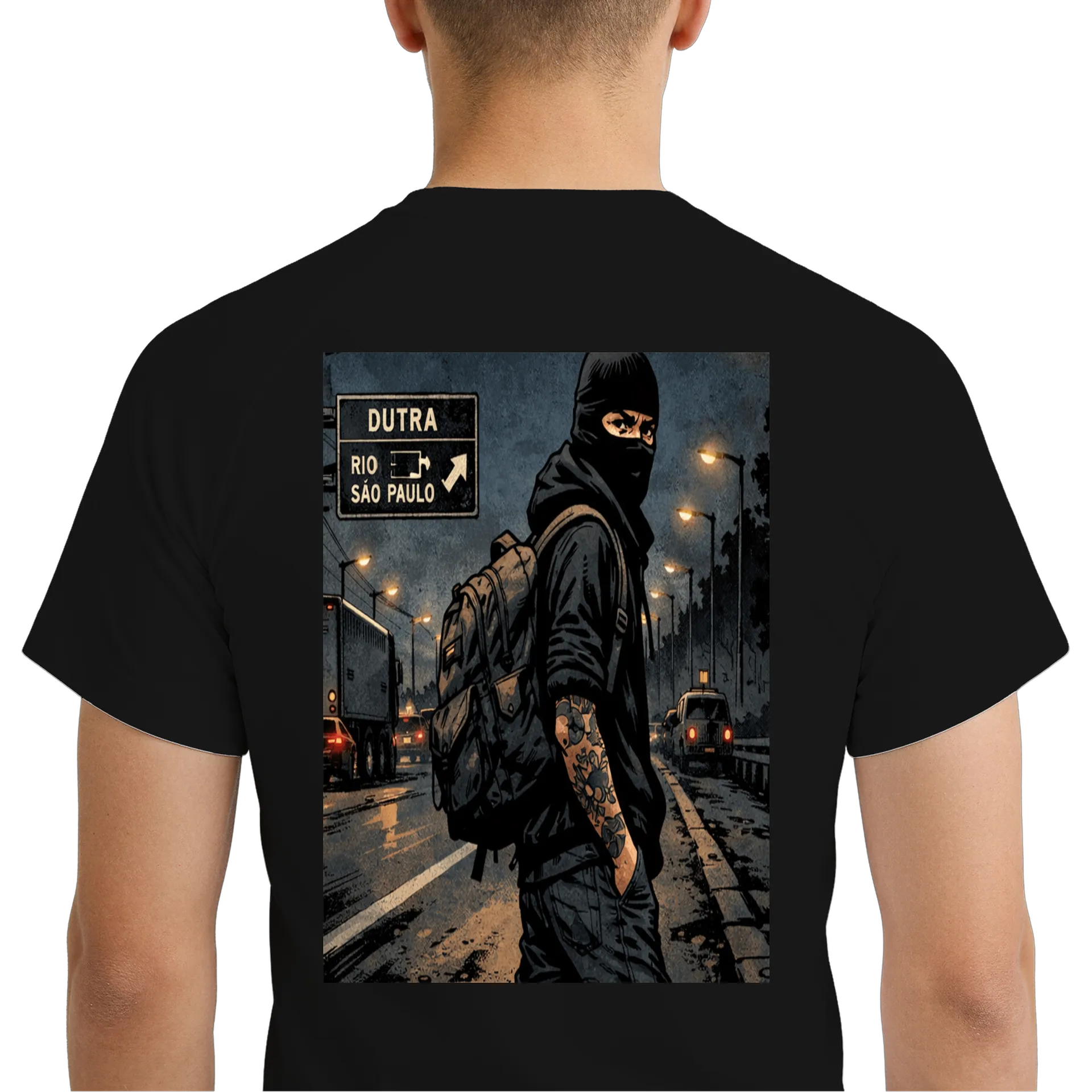 Camiseta Dry Fit Estampa Nando Flores 100% Algodão - Imagem 6