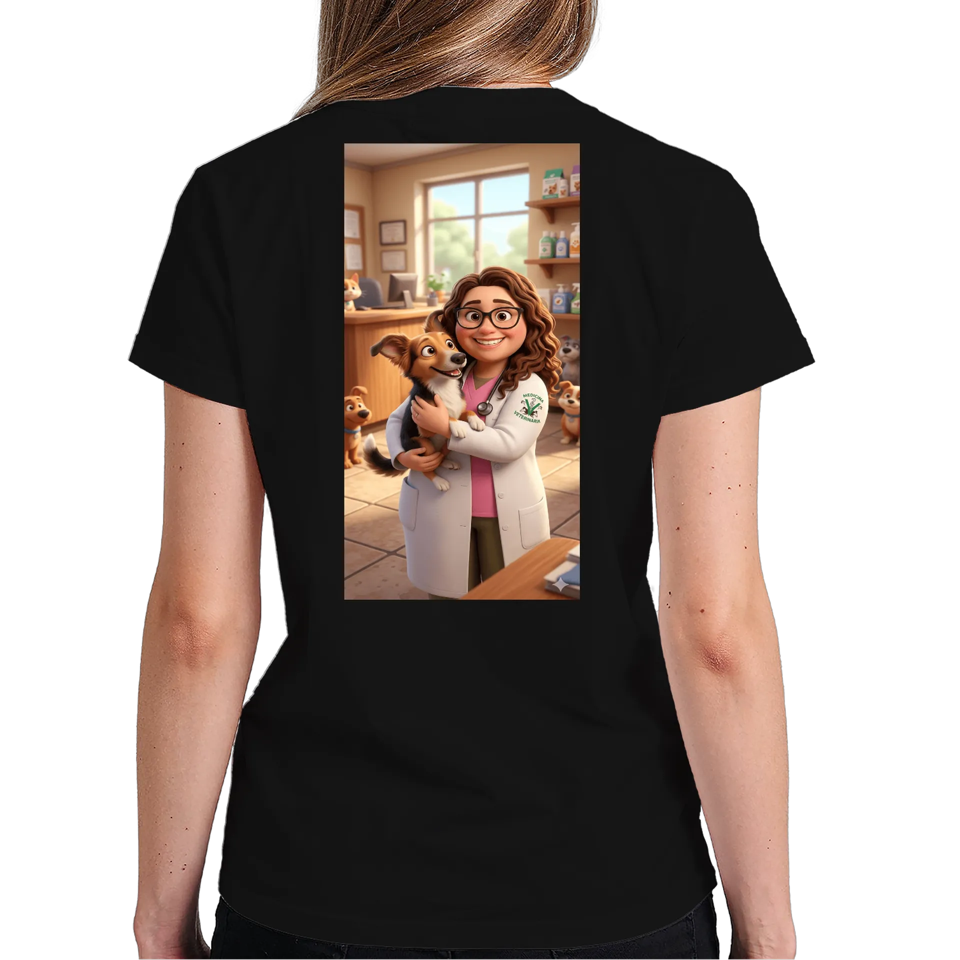 Camiseta personalizada vet feliz - Imagem 6