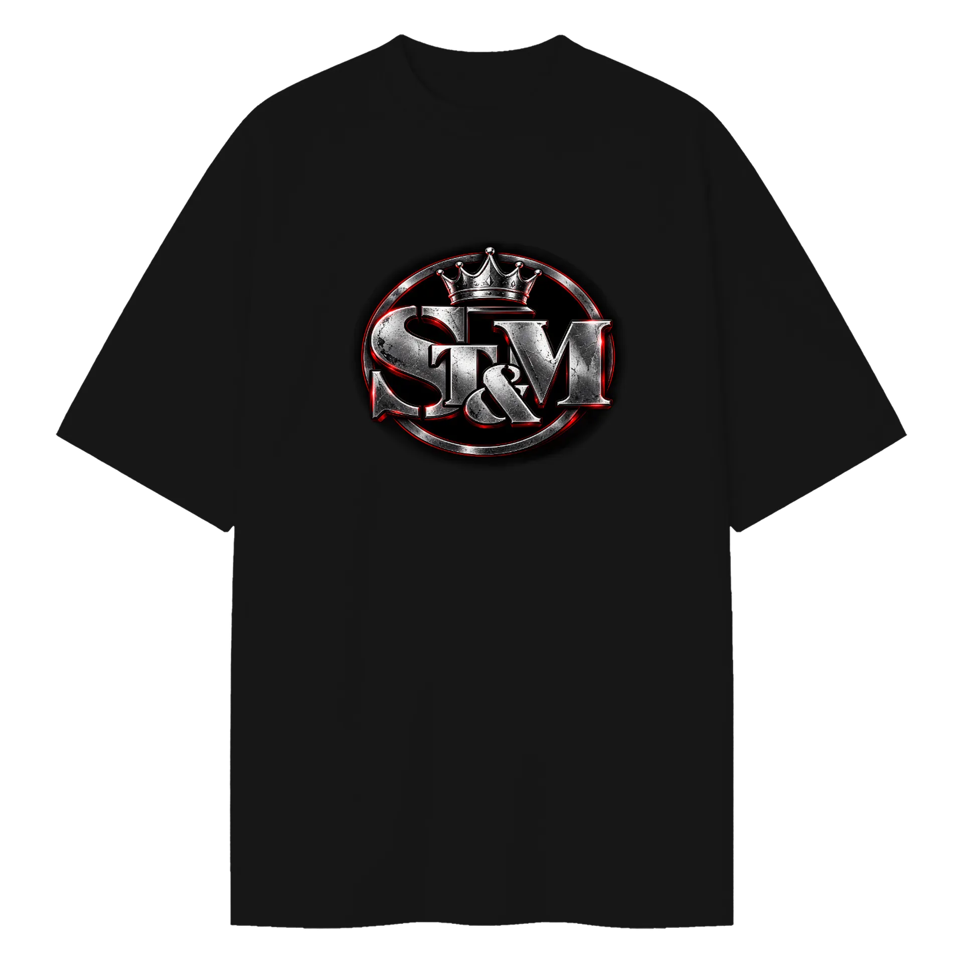 Camiseta Oversized Logo St&m Fame 100% Algodão - Imagem 1