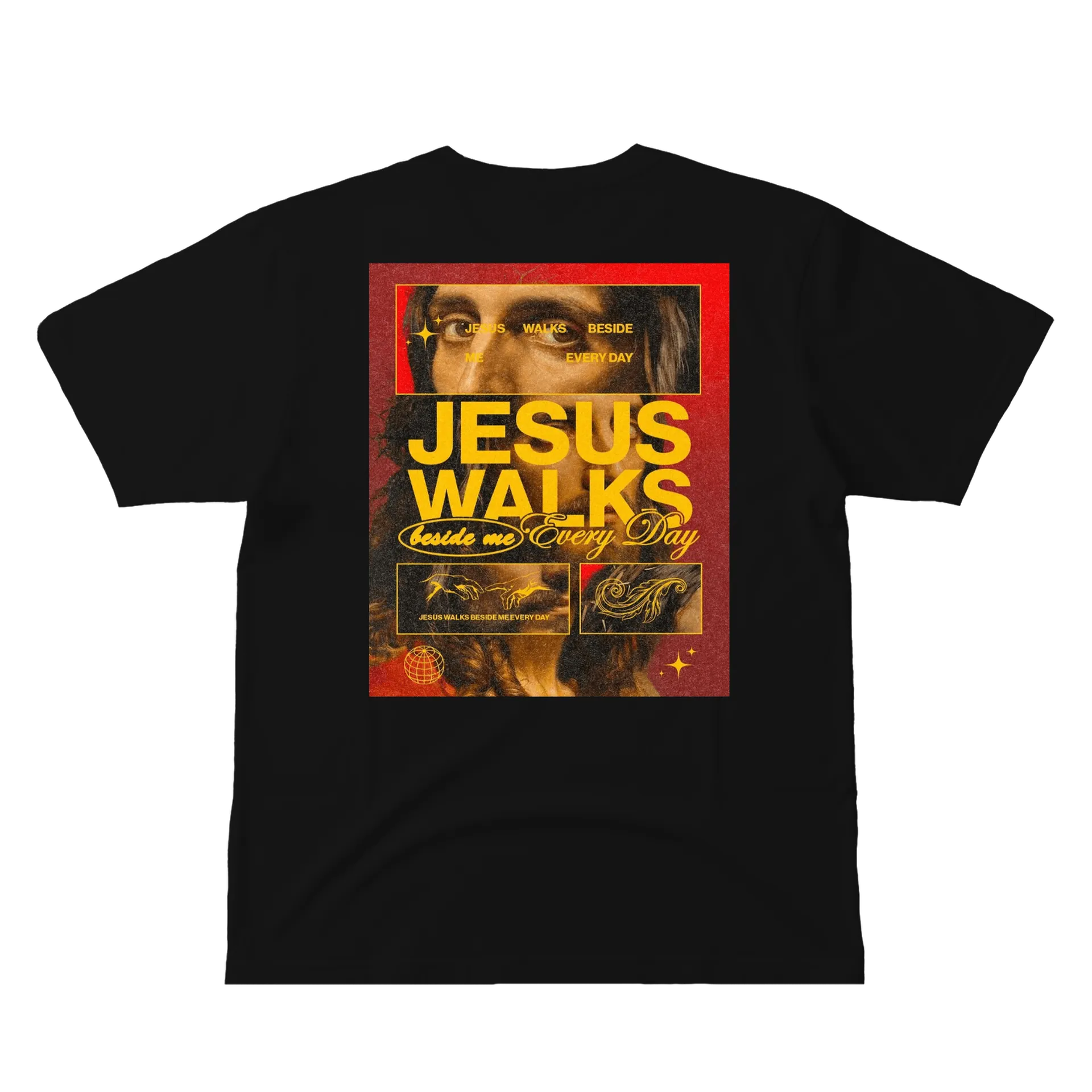 Camiseta Ask God, Trust God 100% Algodão de Teologia Entusiasta — imagem 2 de 6