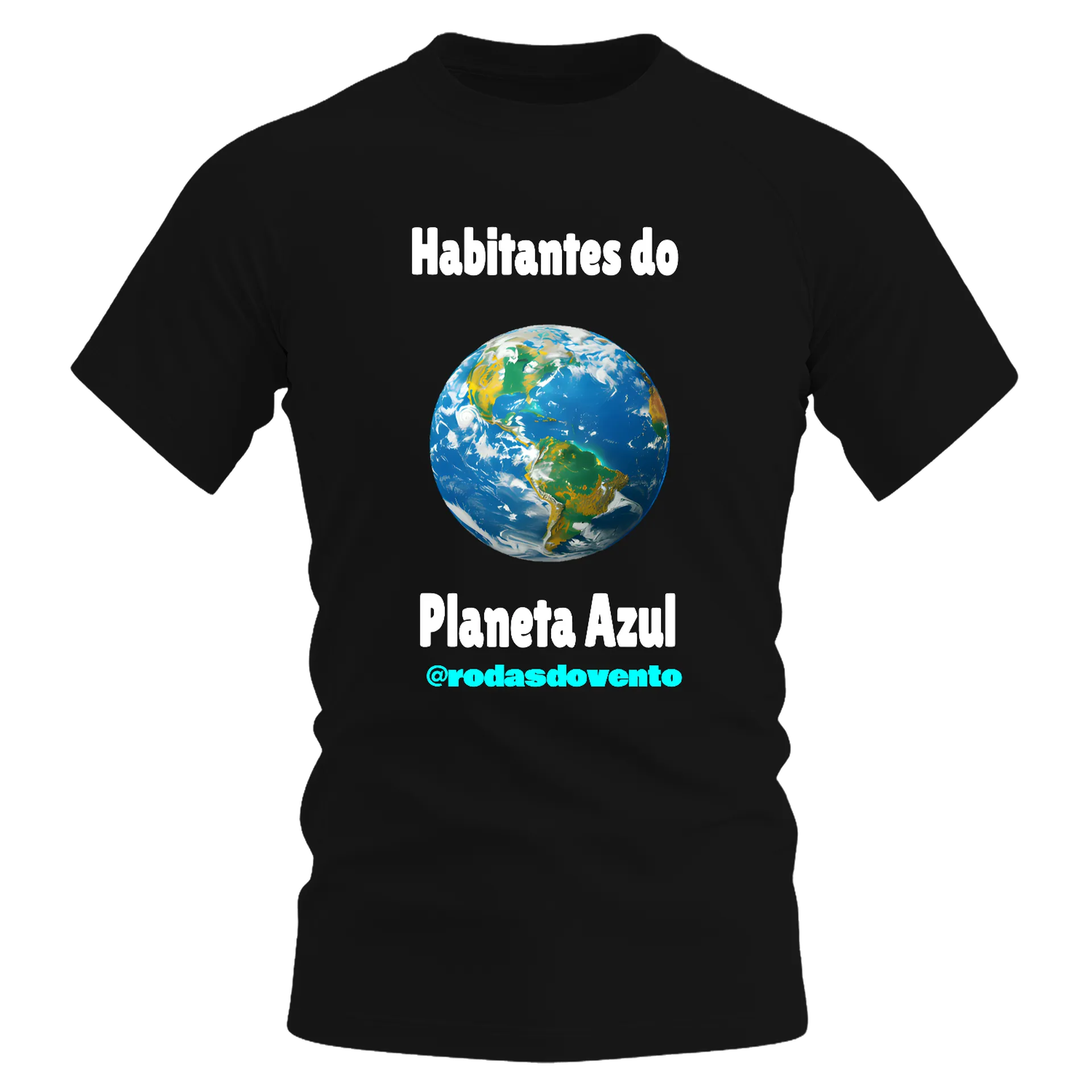 Camiseta DryFit Planeta Azul de RodasdoVento — imagem 1 de 6