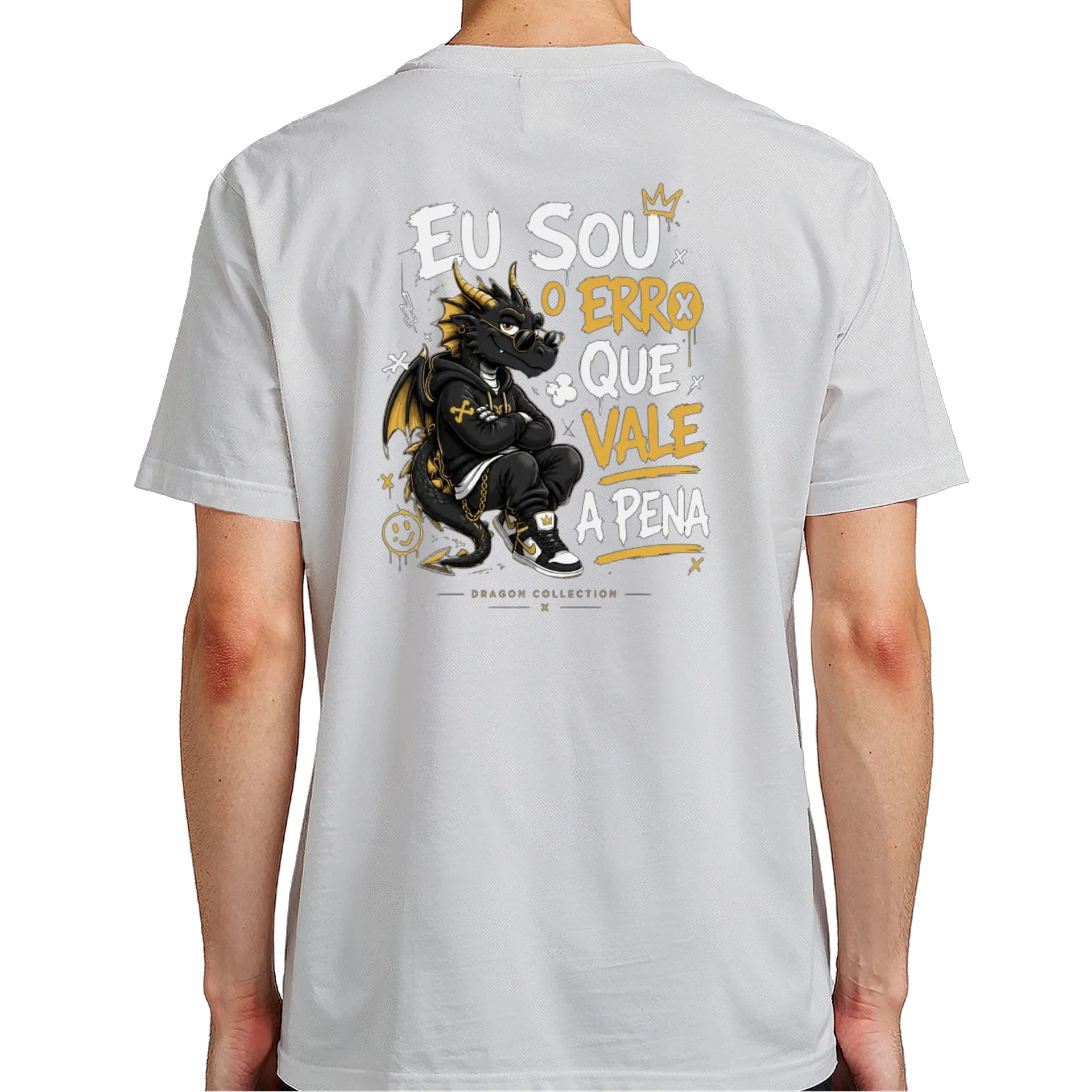 Camiseta Dragão Estilizado 100% Algodão - Imagem 7