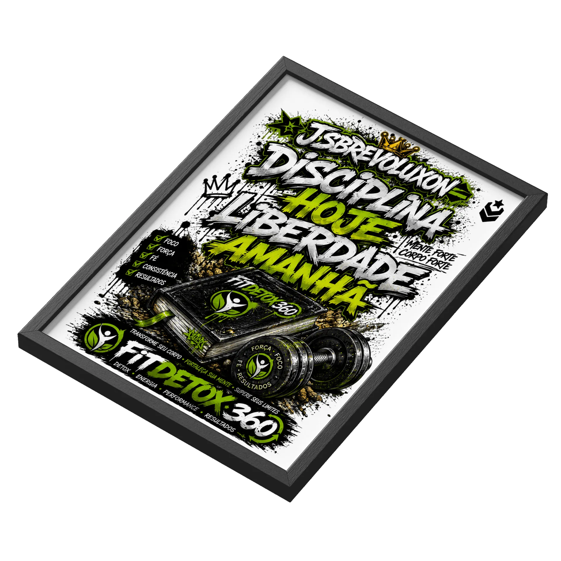 Quadro A3 personalizado Fitdetox360  - Imagem 3