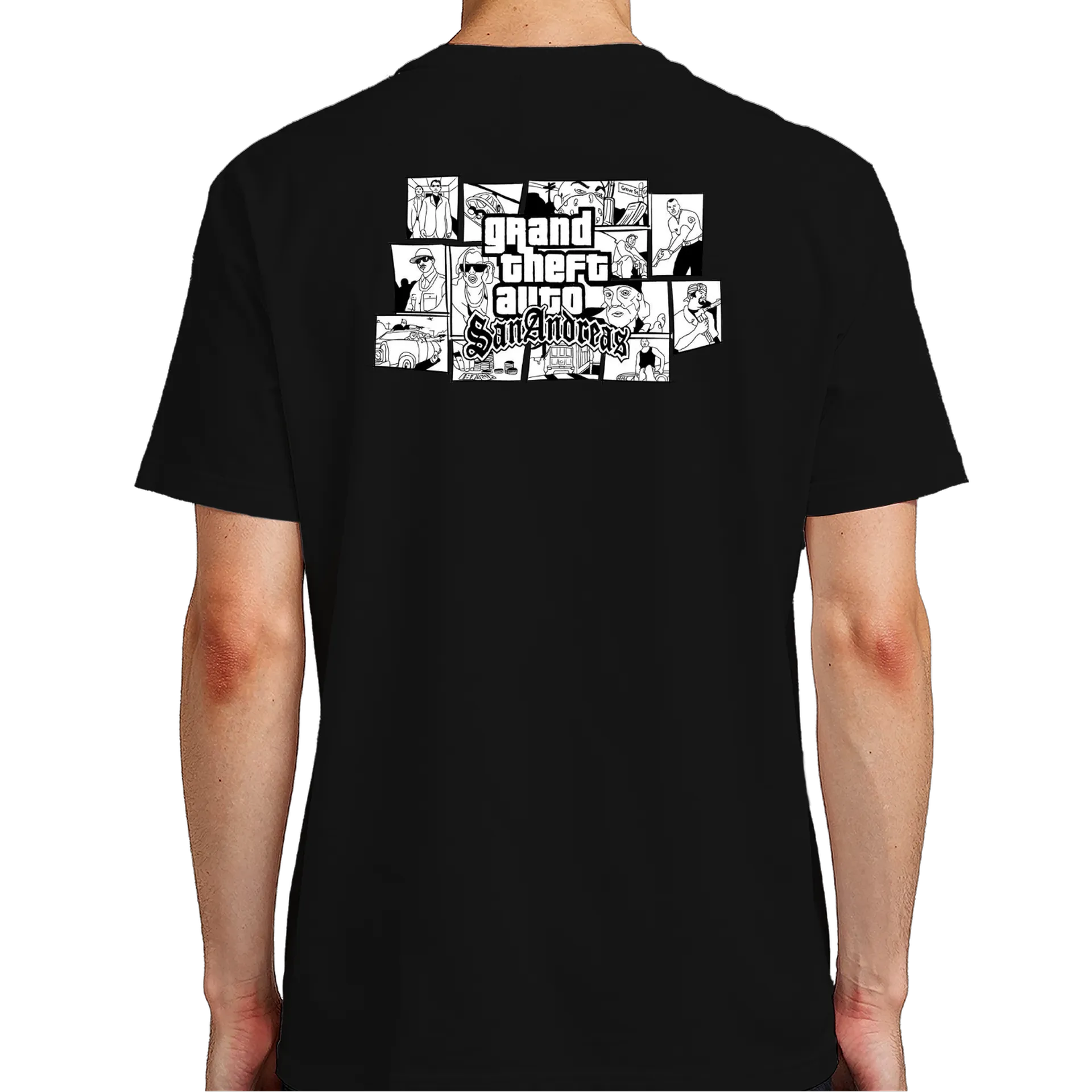 Camiseta Estampa Grand Theft Auto San Andreas 100% Algodão - Imagem 7