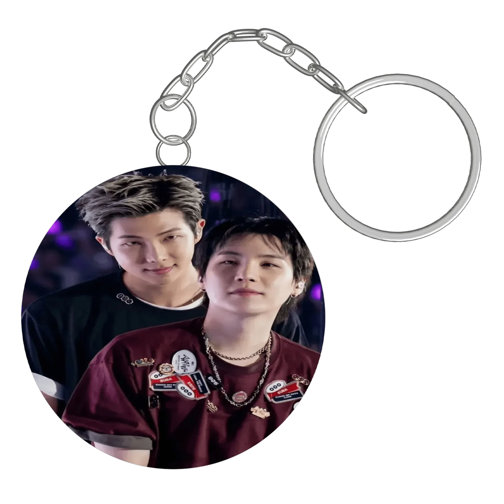 Chaveiro personalizado RM e suga BTS  de jaquelinevitoria765 — imagem 2 de 3