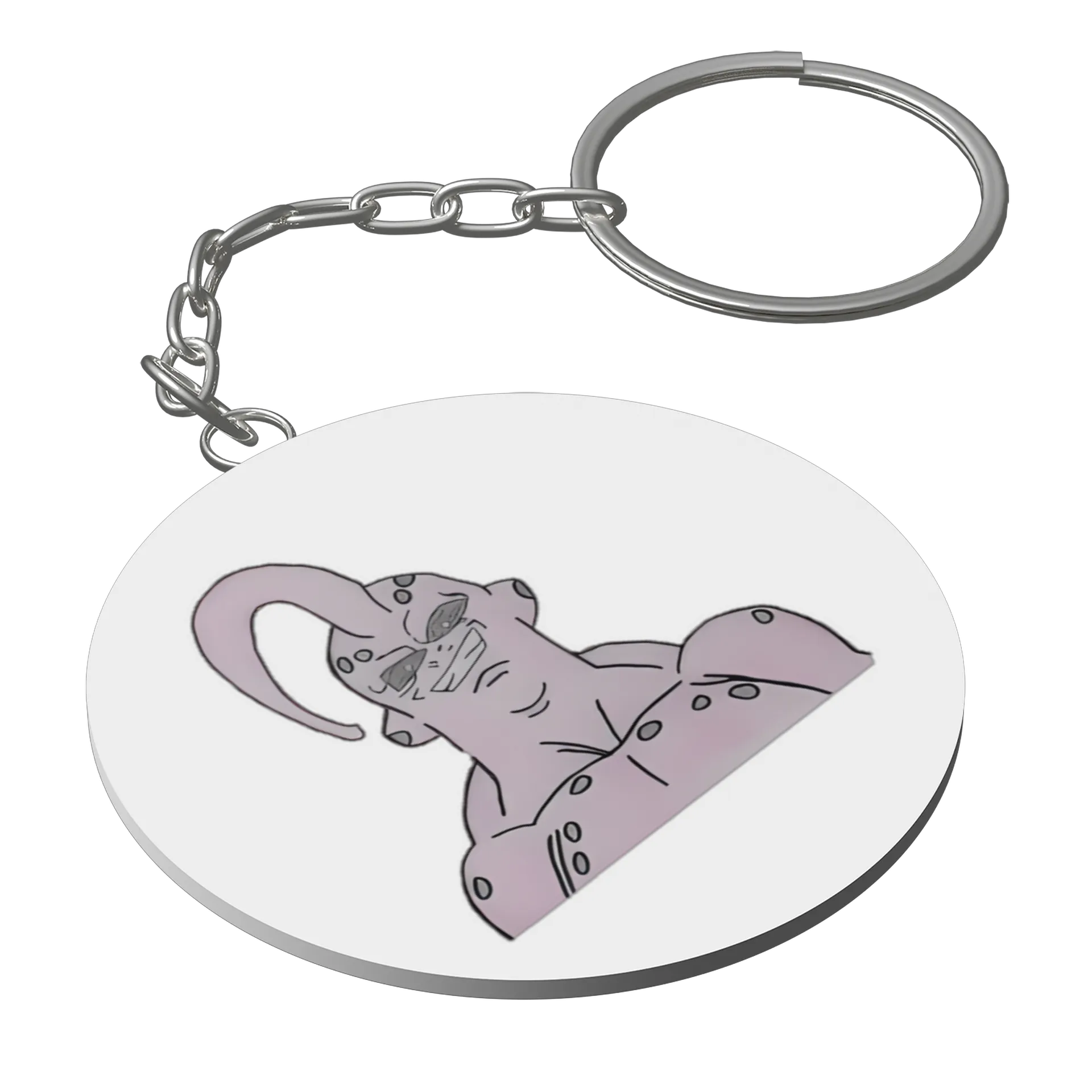 Chaveiro MDF Personagem de Anime em Estilo Cartoon Pastel - Imagem 1