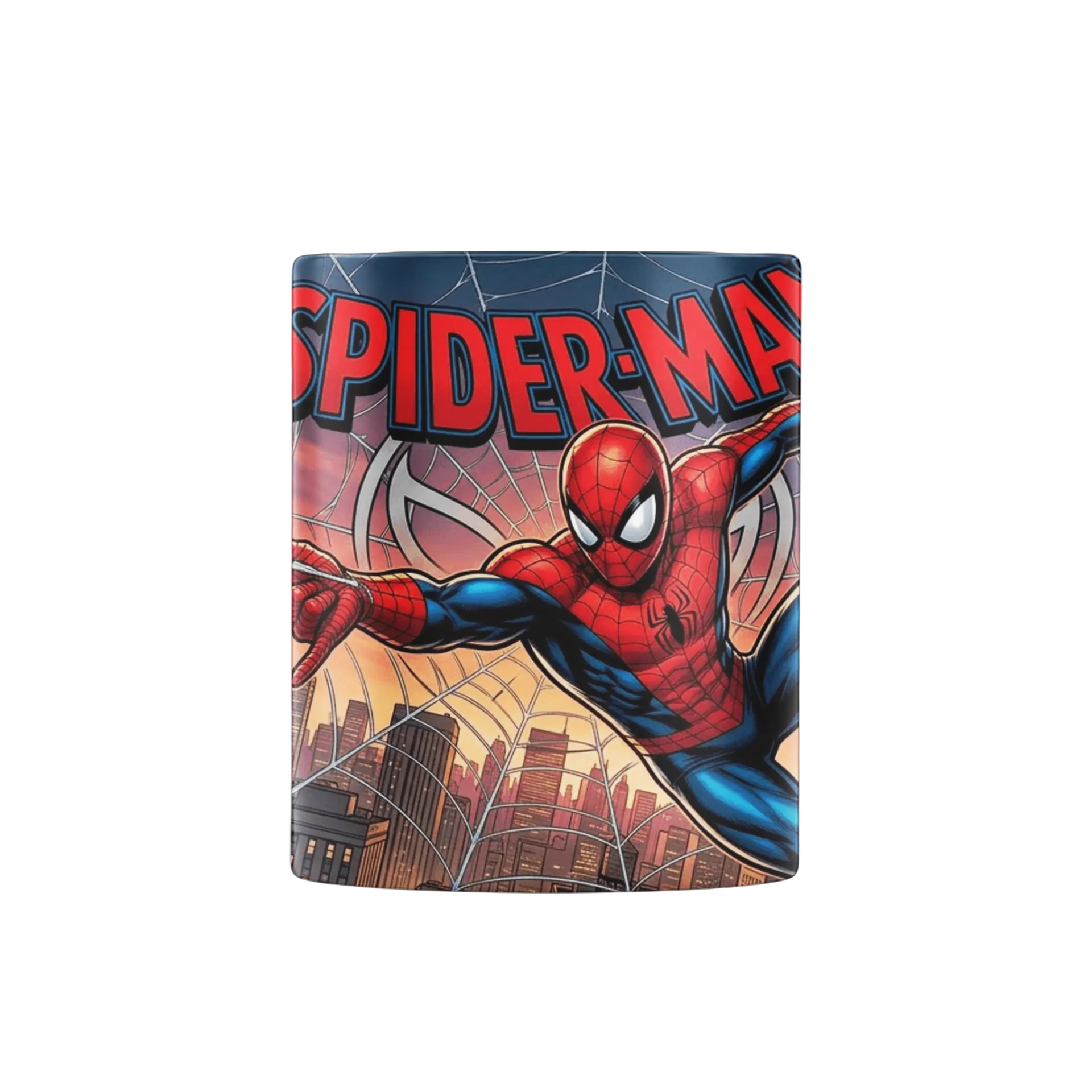 Caneca Spider-Man em Quadrinhos com Cidade 325ml - Imagem 1