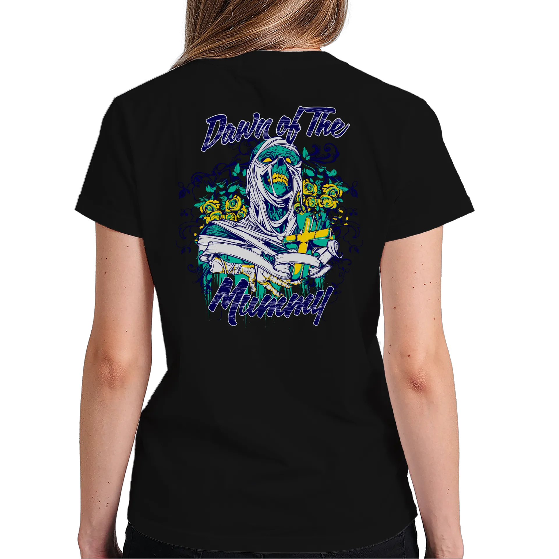 Camiseta Múmia com Cruz 100% Algodão - Imagem 6