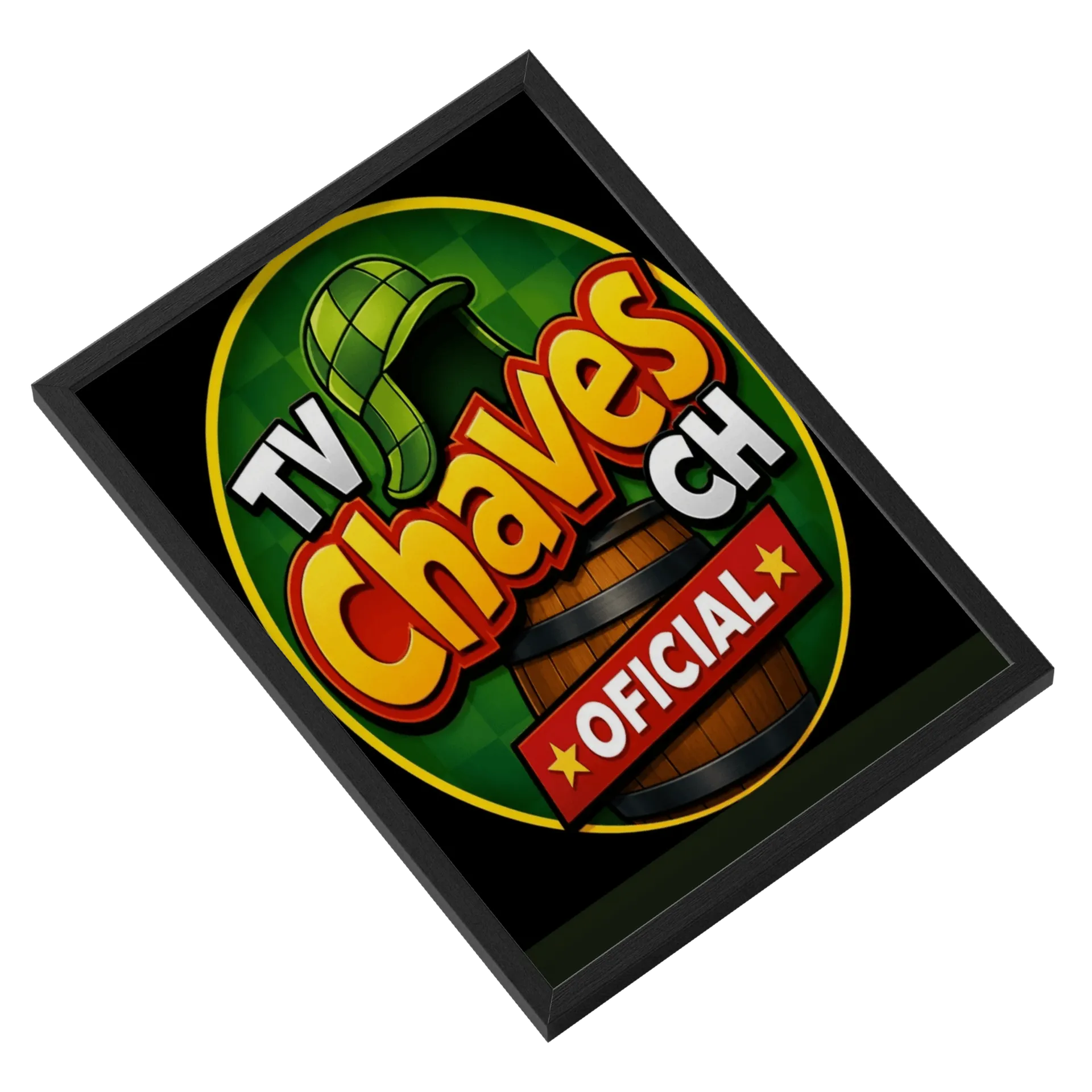 Quadro A3 personalizado Com Vidro tvchaveschoficial - Imagem 2