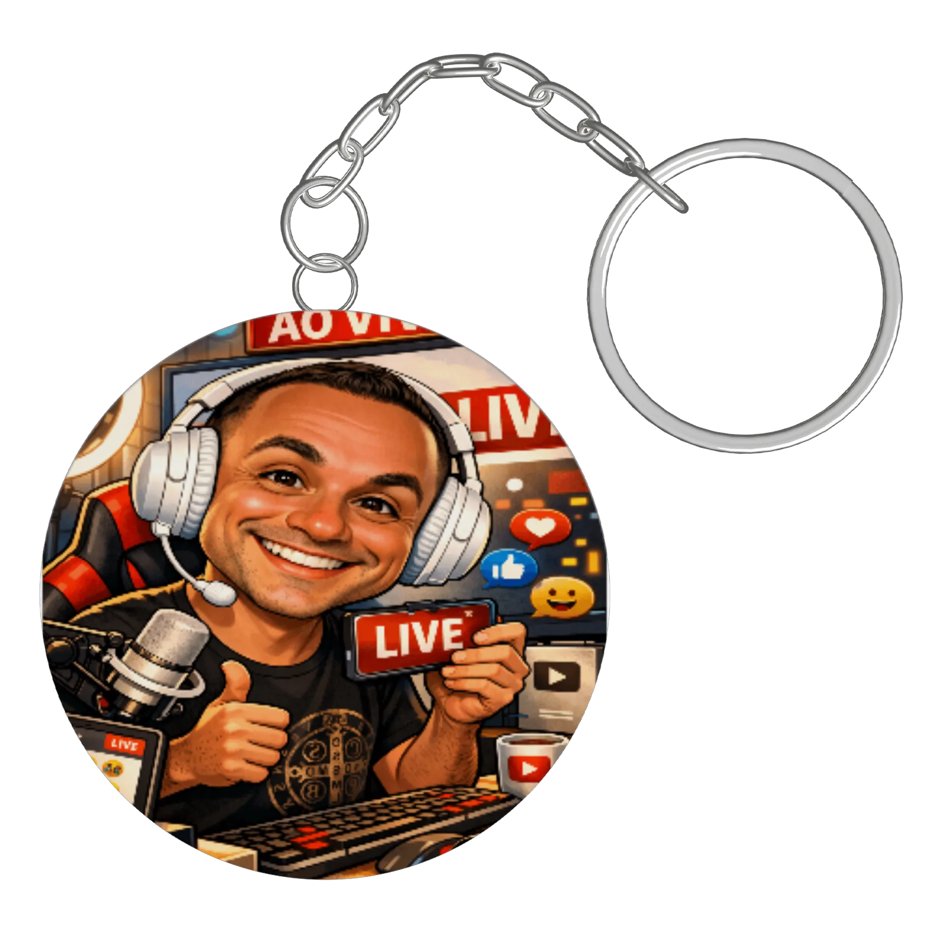 Chaveiro personalizado de DosAnjosGamer
