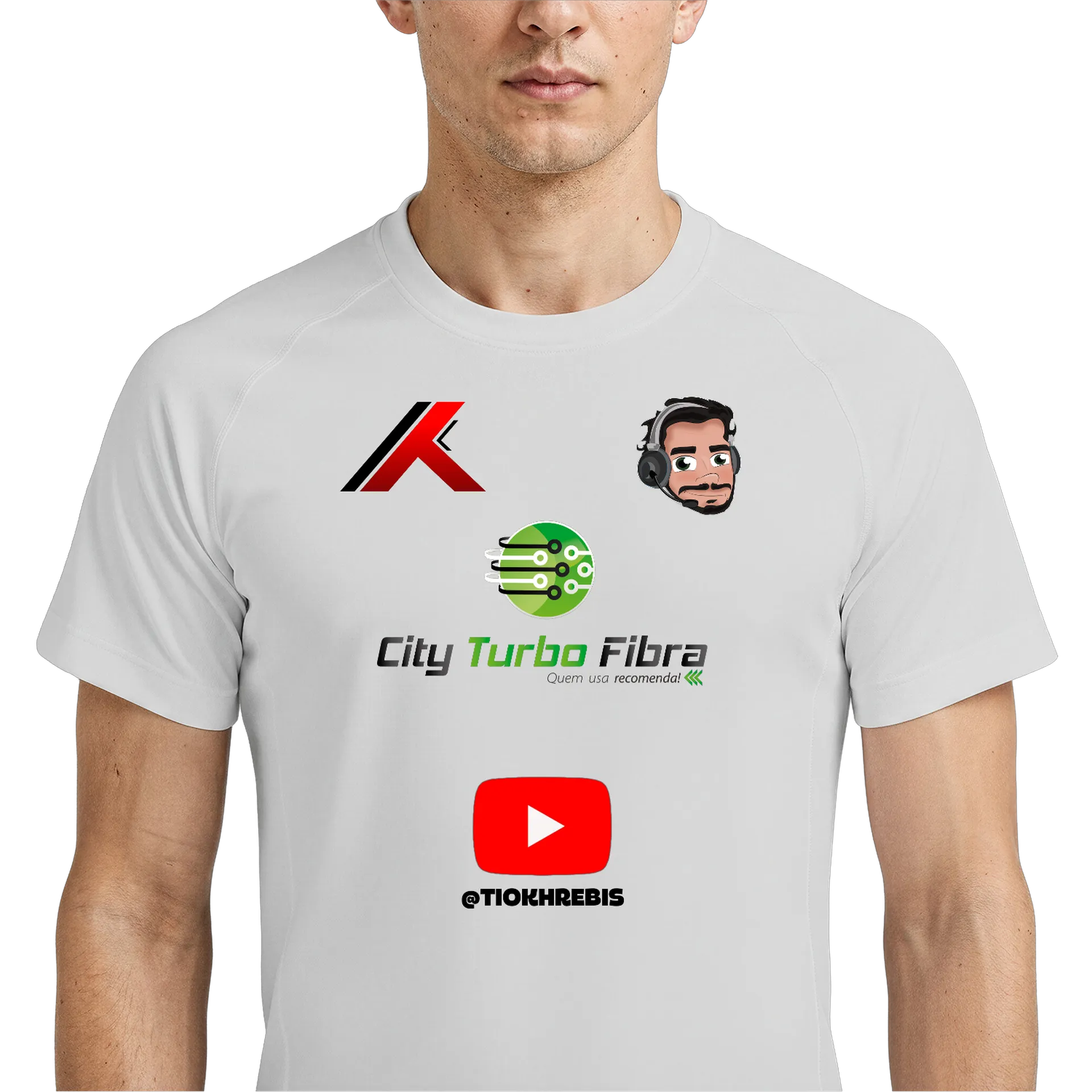 Camiseta Dry Fit Estampa Oficial streaming 100% Algodão - Imagem 4