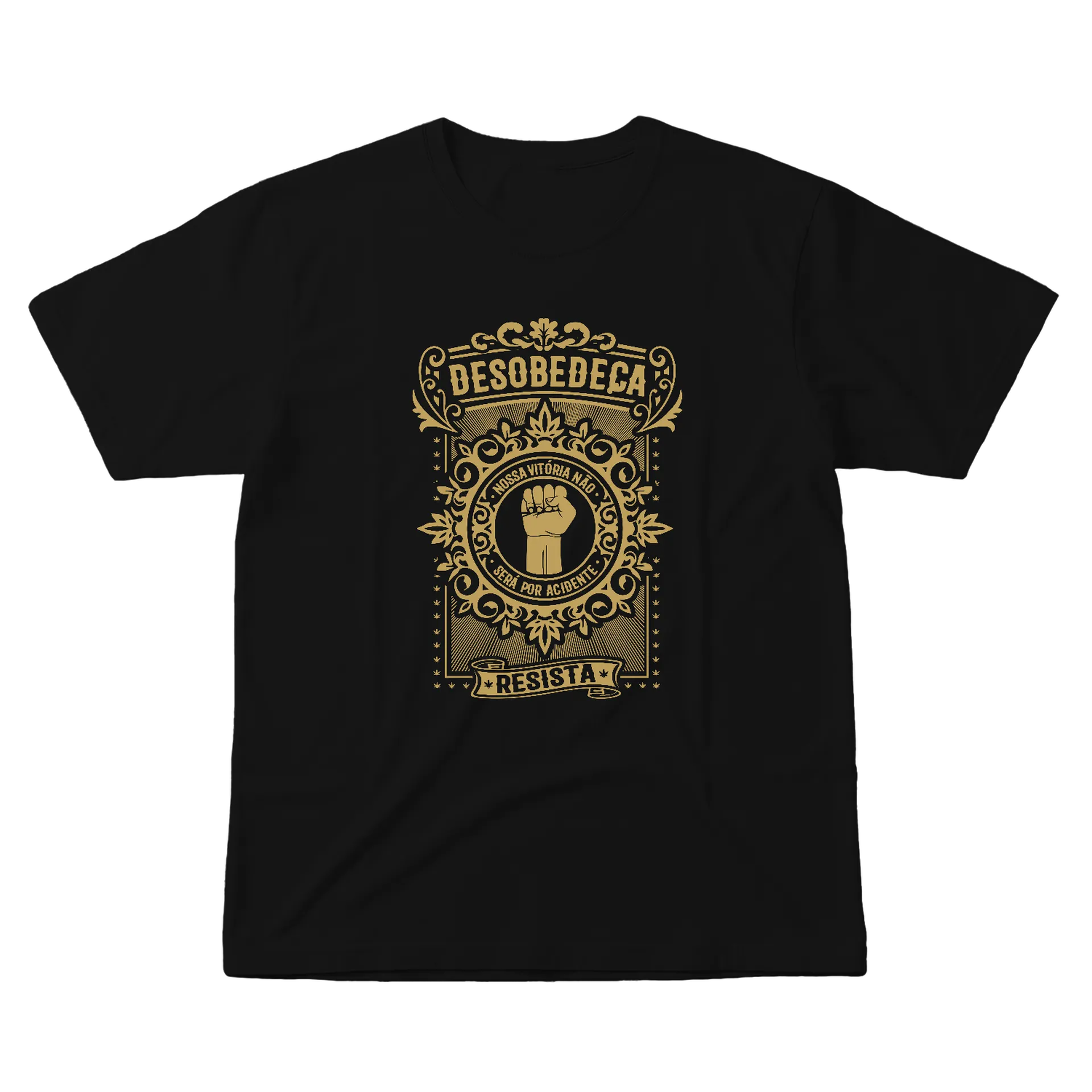 Camiseta Desobedeça Resistência 100% Algodão - Imagem 1