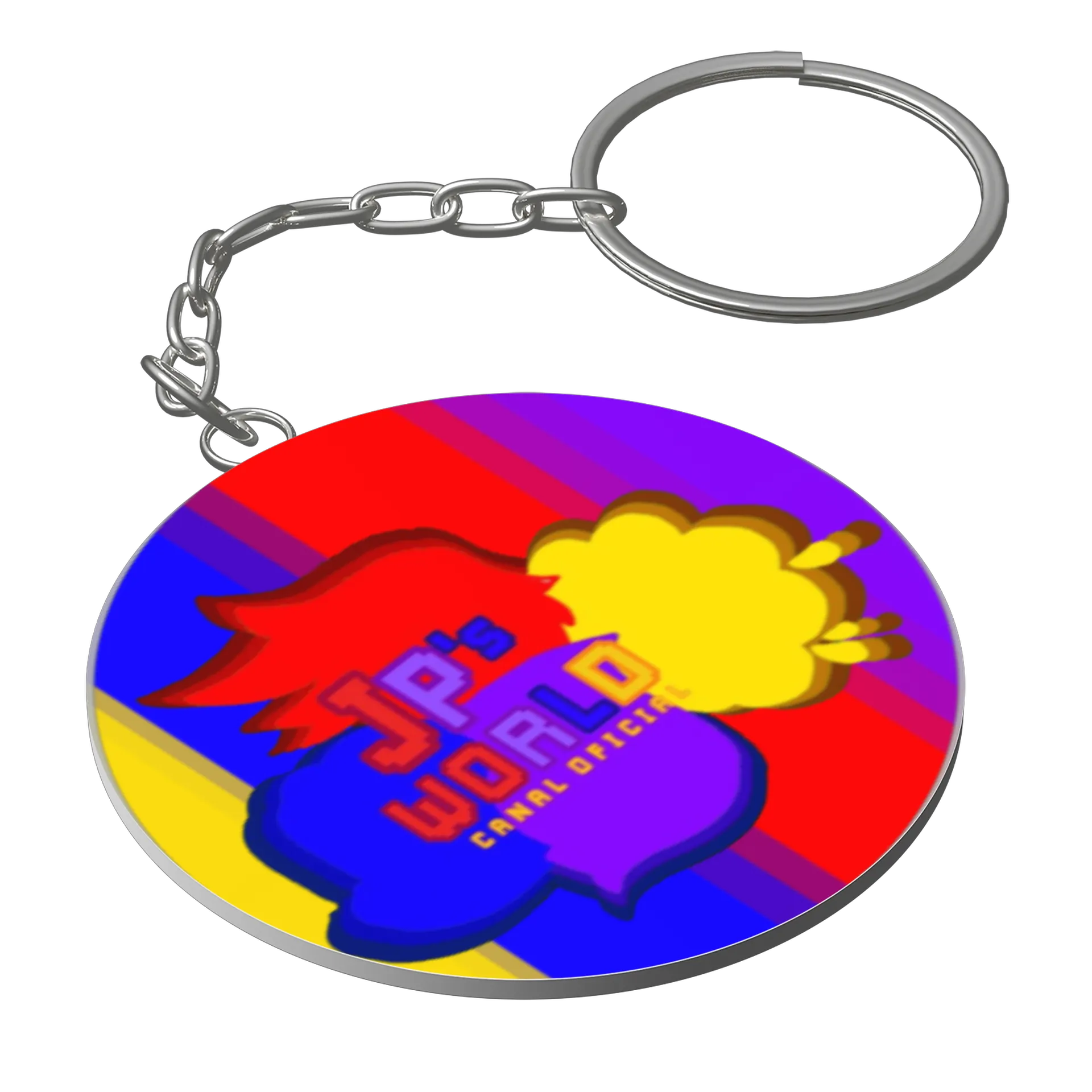 CHAVEIRO (JP'S WORLD) LOGO🟣🔵🟡🔴 de ★JP'S WORLD★